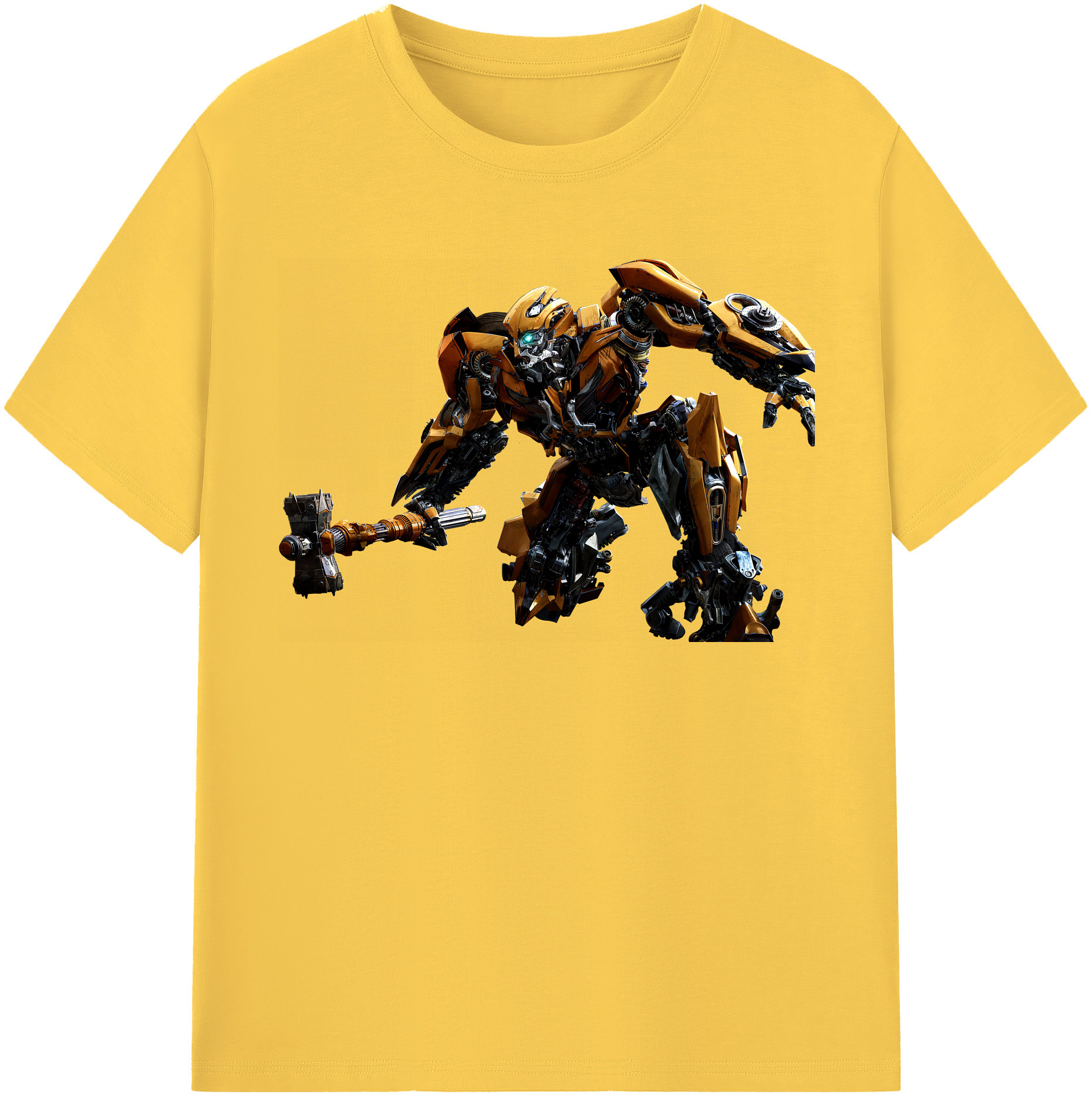 （画像用） Transformers トランスフォーマー 綿100％半袖Tシャツ（フロントプリント）