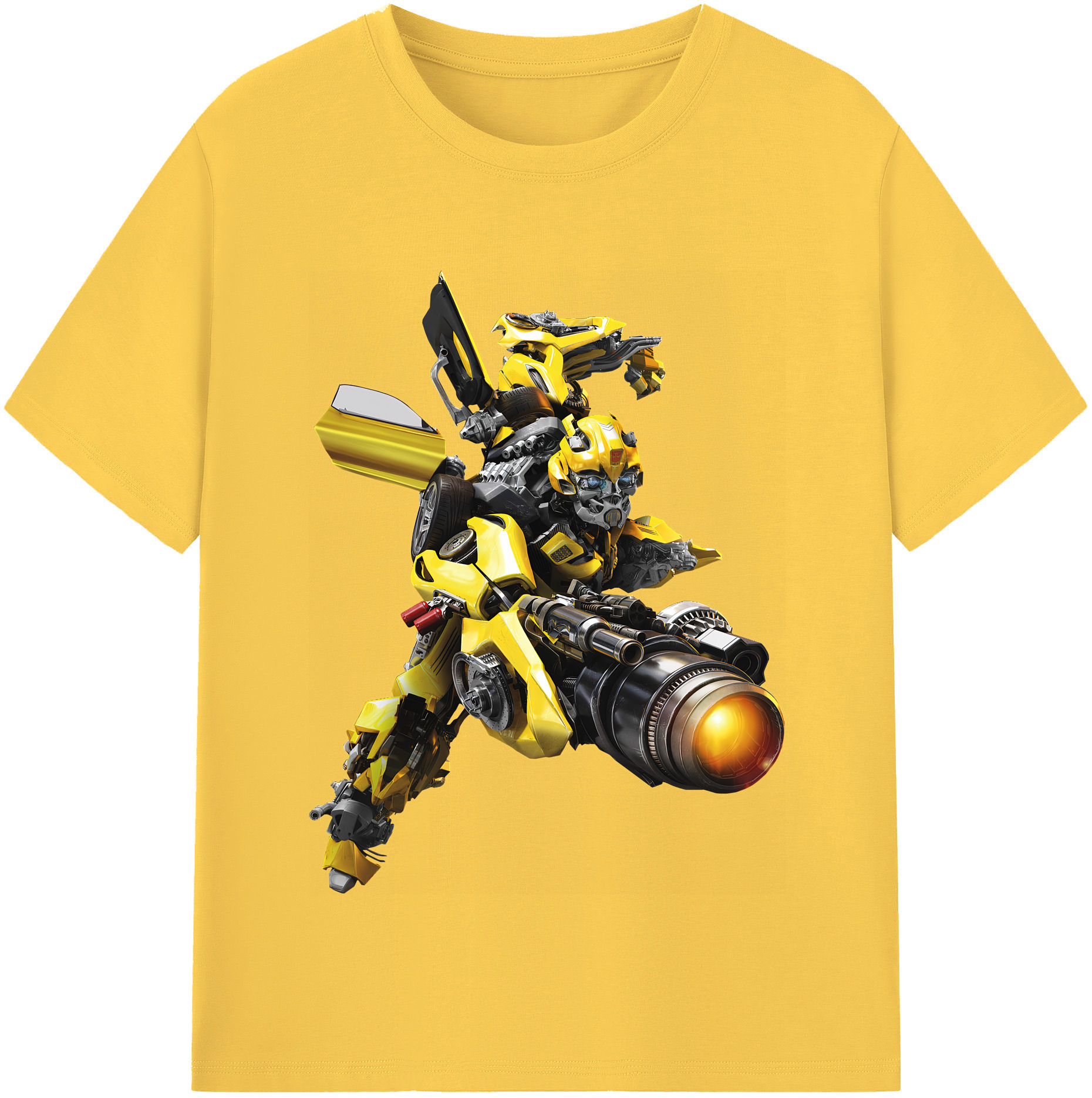 （画像用） Transformers トランスフォーマー 綿100％半袖Tシャツ（フロントプリント）