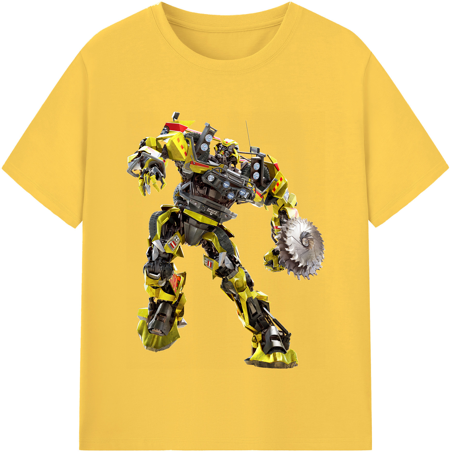 （画像用） Transformers トランスフォーマー 綿100％半袖Tシャツ（フロントプリント）