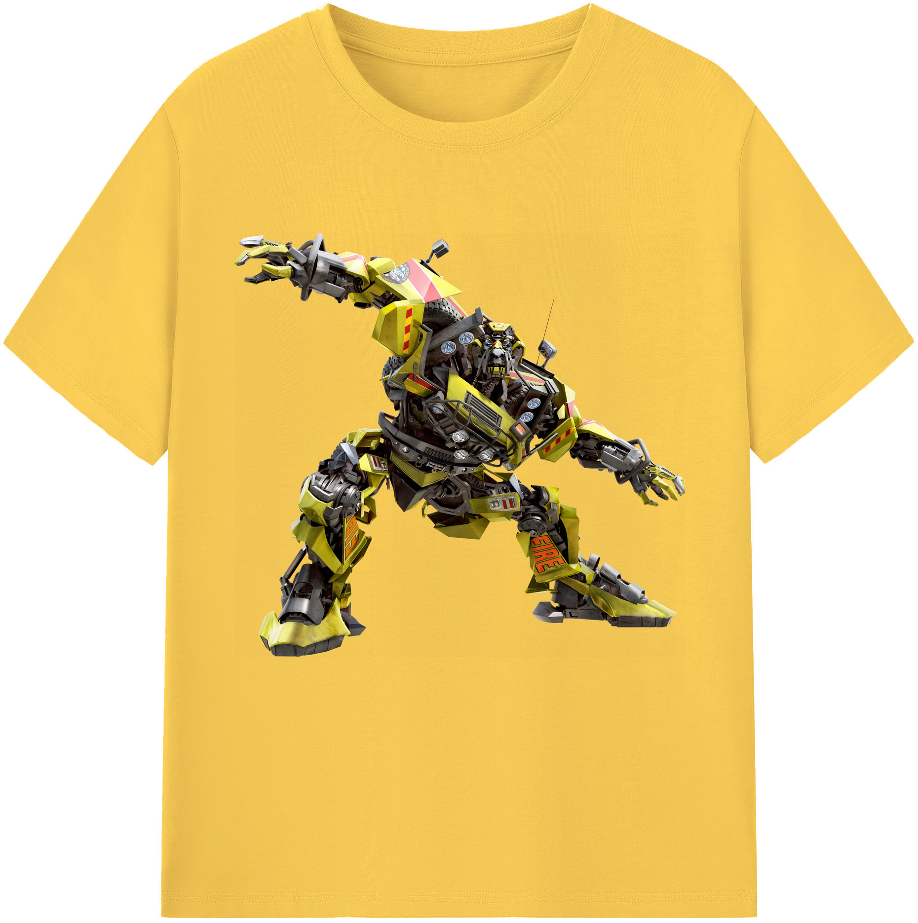 （画像用） Transformers トランスフォーマー 綿100％半袖Tシャツ（フロントプリント）