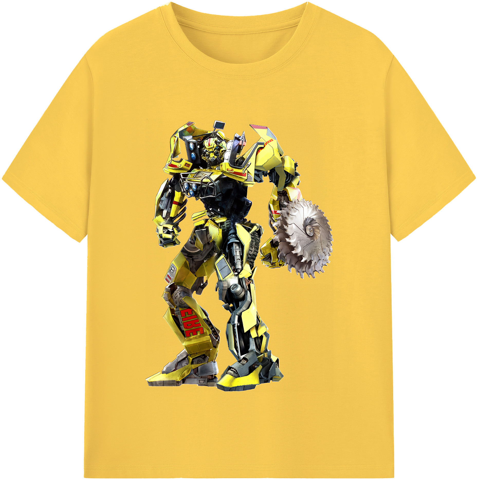 （画像用） Transformers トランスフォーマー 綿100％半袖Tシャツ（フロントプリント）