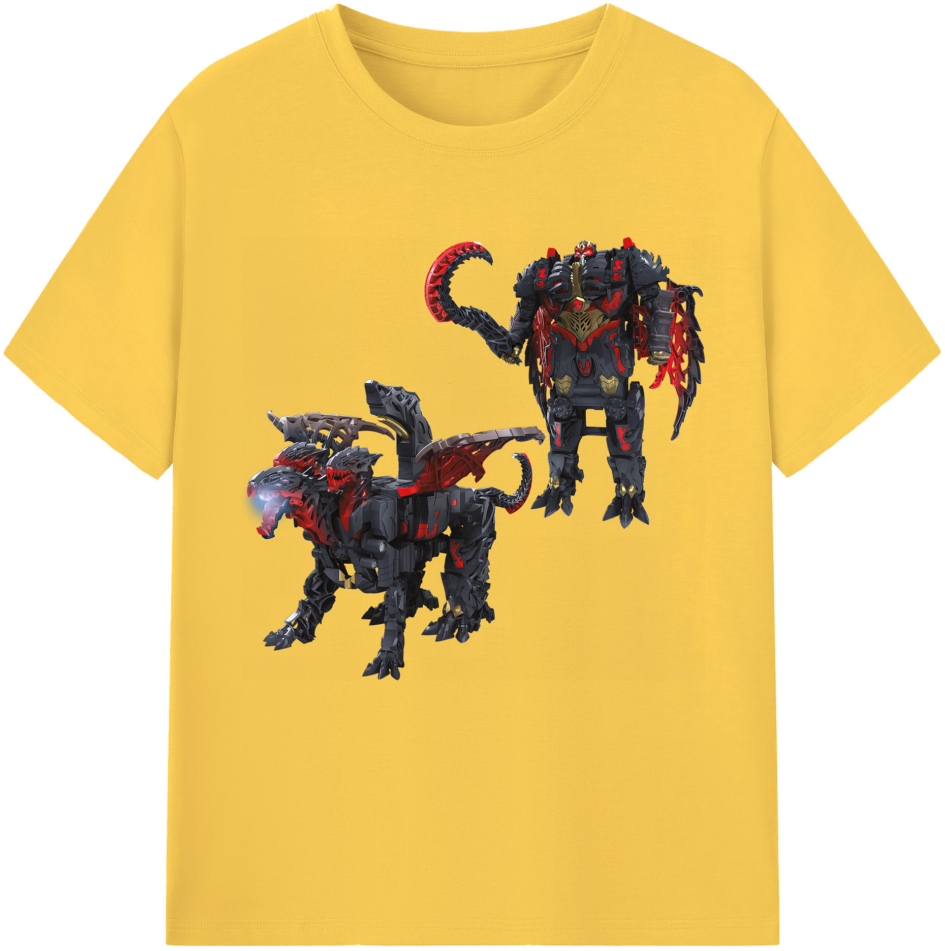 （画像用） Transformers トランスフォーマー 綿100％半袖Tシャツ（フロントプリント）