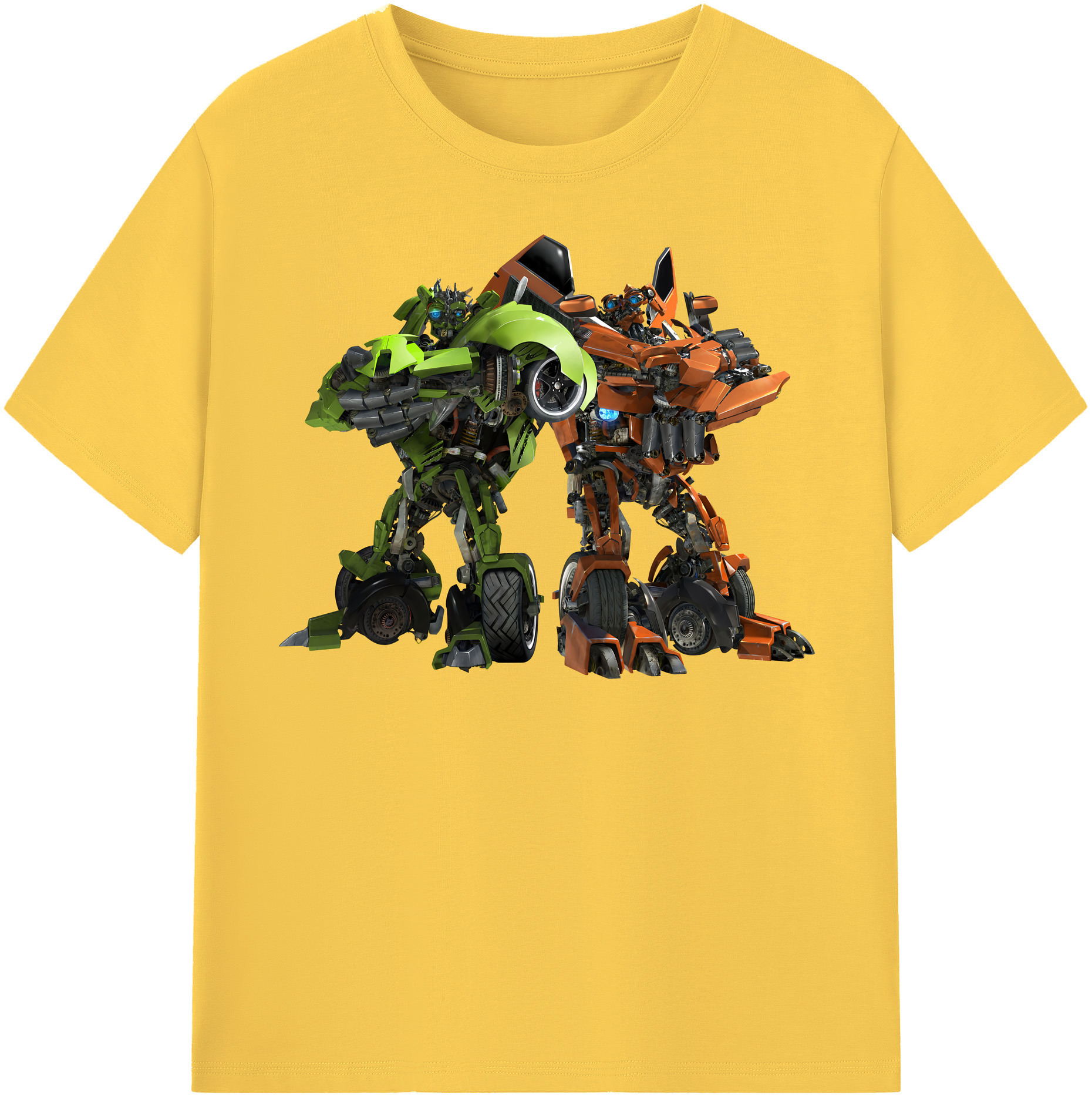 （画像用） Transformers トランスフォーマー 綿100％半袖Tシャツ（フロントプリント）