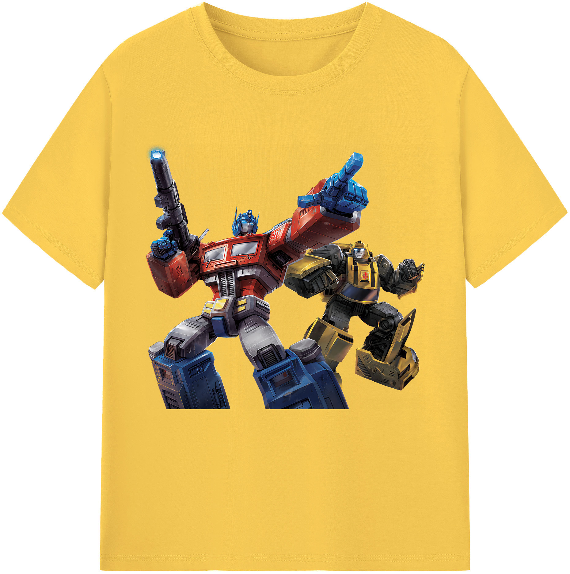 （画像用） Transformers トランスフォーマー 綿100％半袖Tシャツ（フロントプリント）