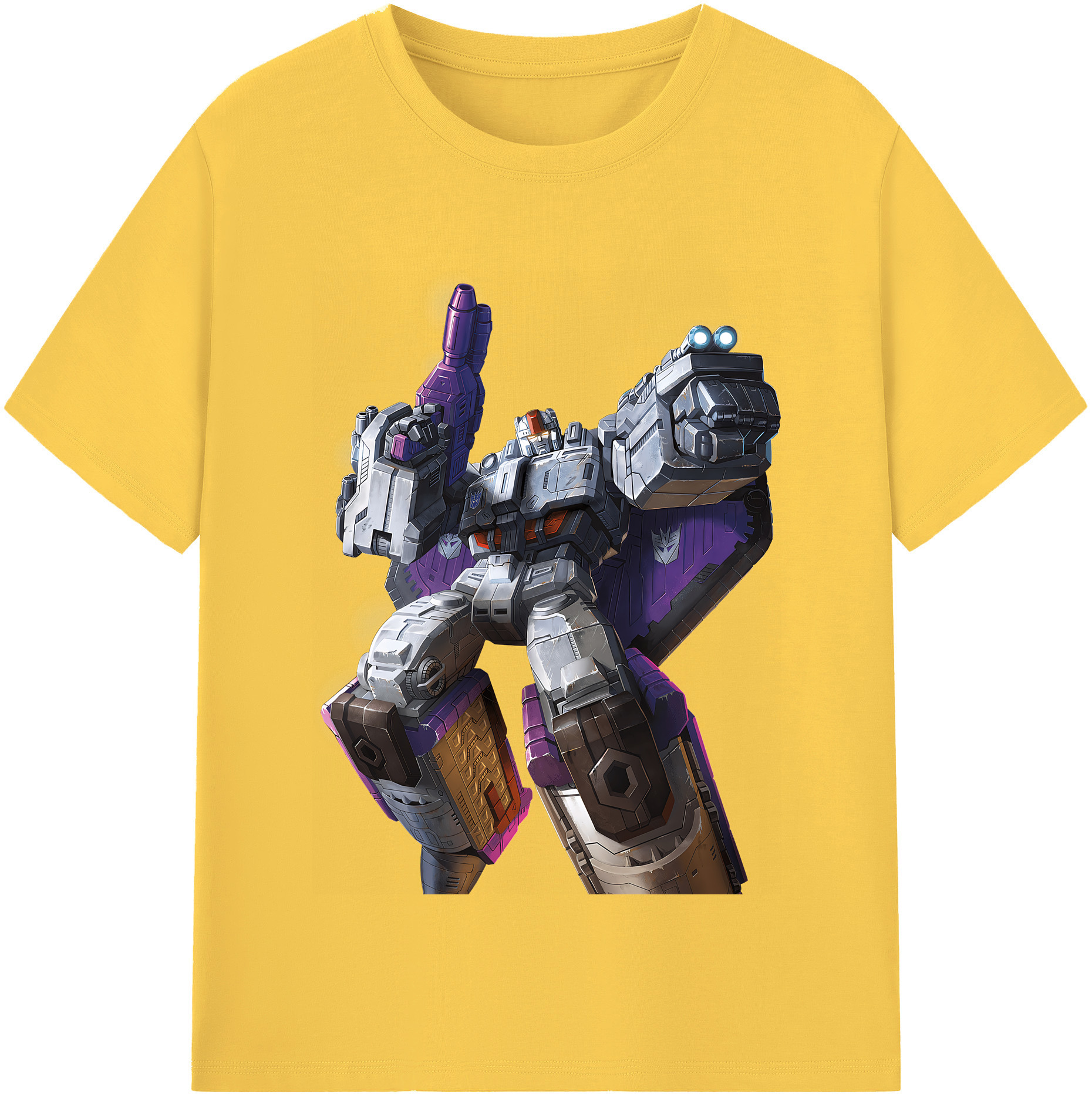 （画像用） Transformers トランスフォーマー 綿100％半袖Tシャツ（フロントプリント）