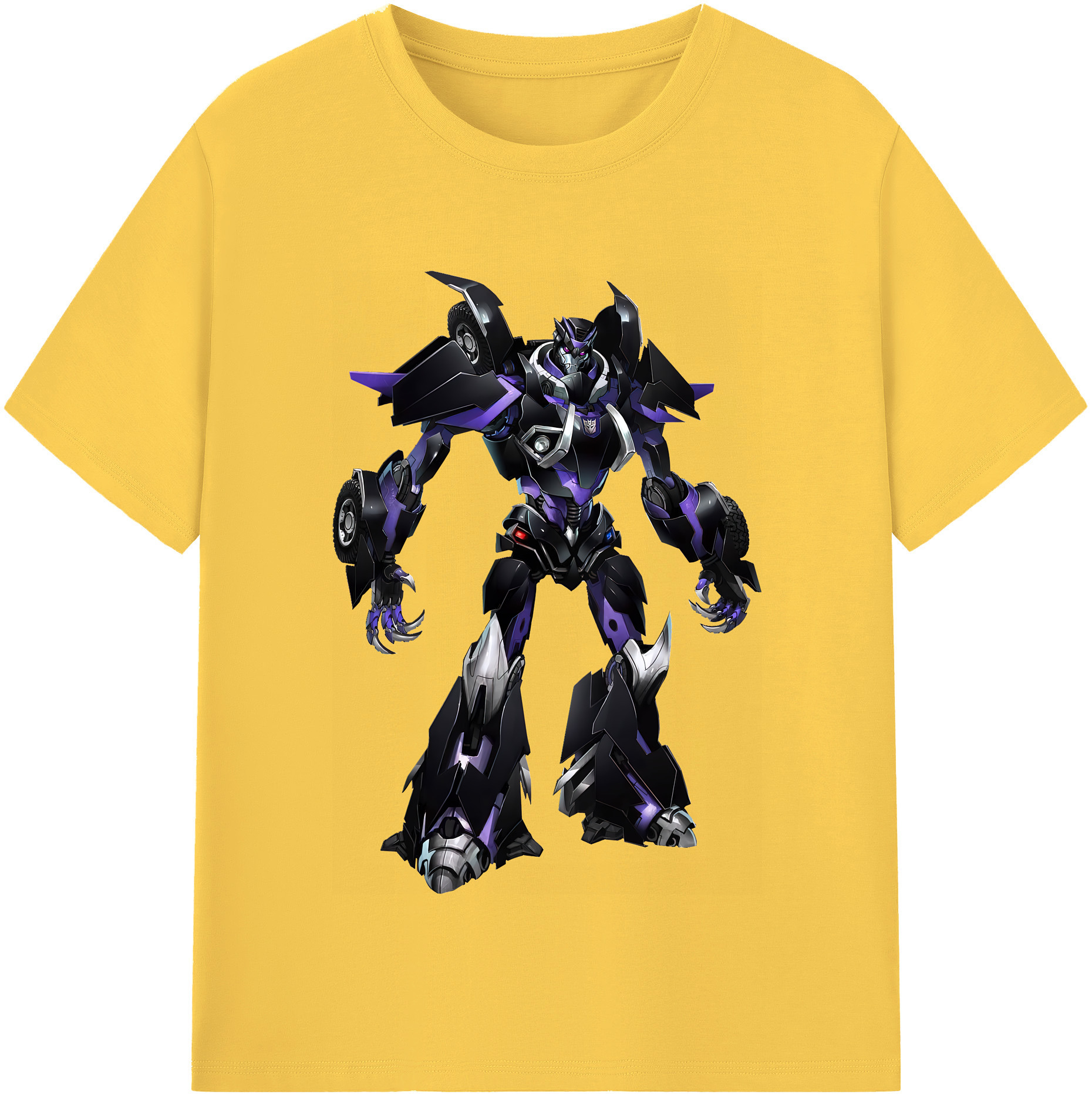 （画像用） Transformers トランスフォーマー 綿100％半袖Tシャツ（フロントプリント）