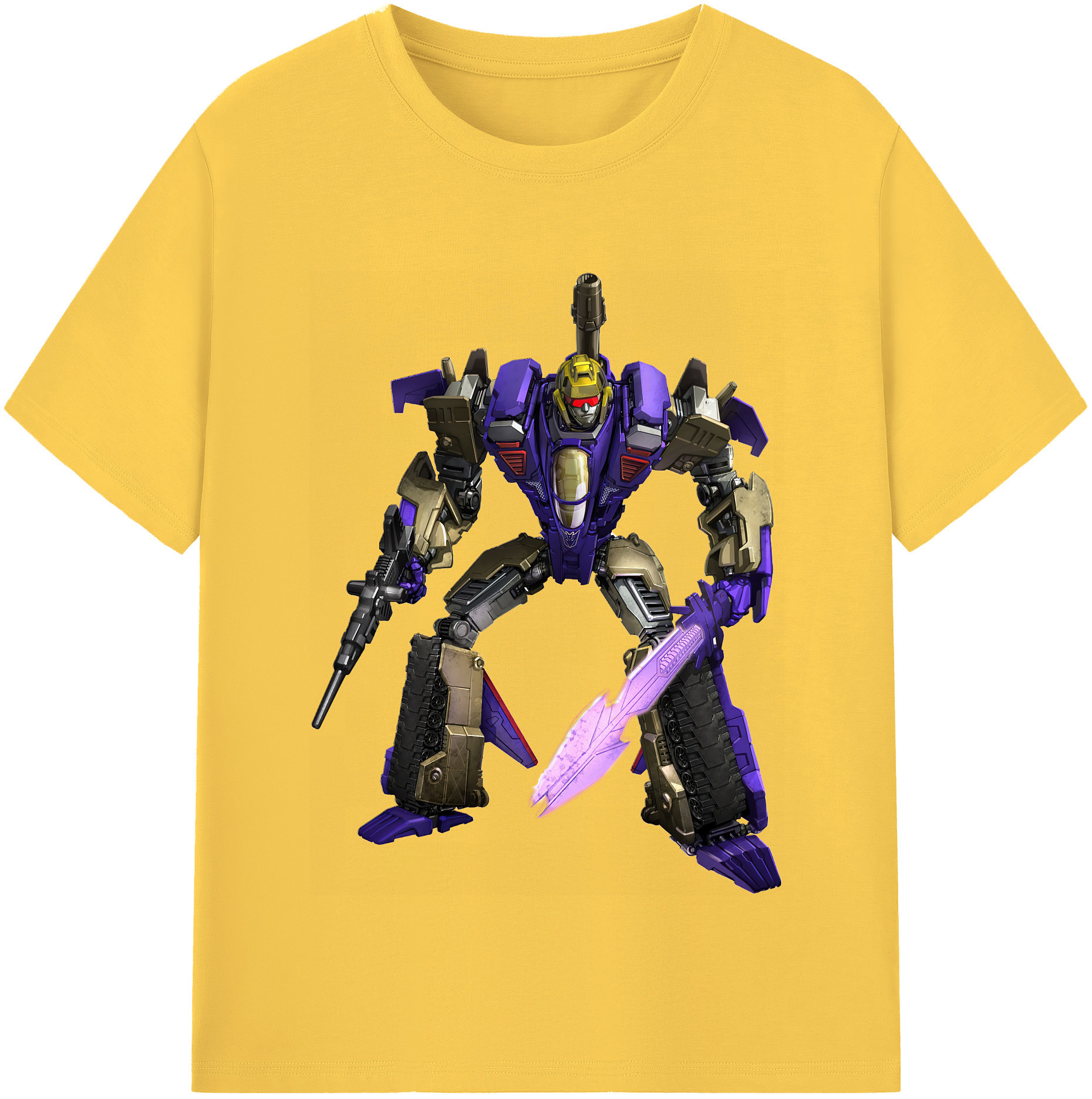 （画像用） Transformers トランスフォーマー 綿100％半袖Tシャツ（フロントプリント）