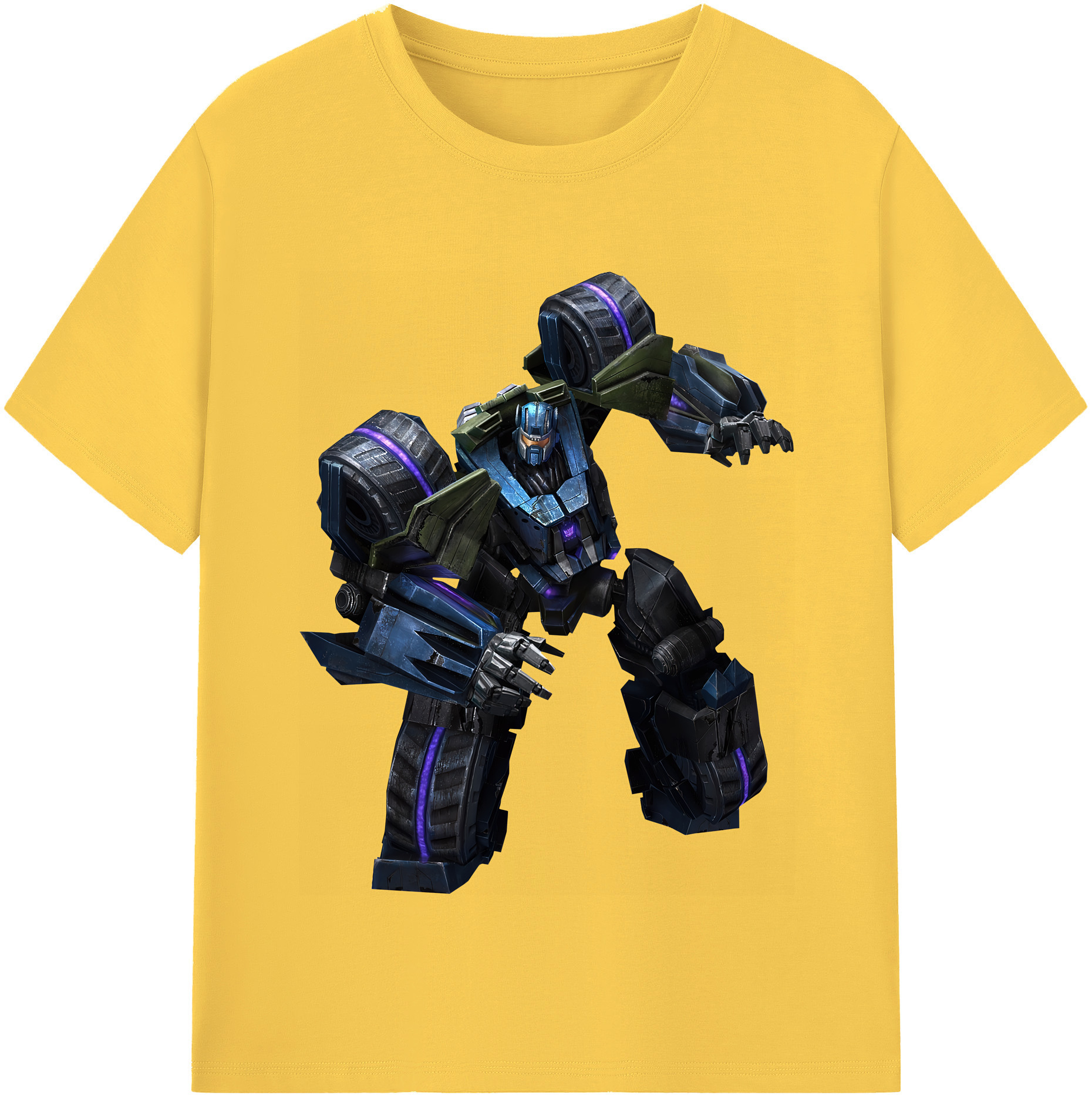 （画像用） Transformers トランスフォーマー 綿100％半袖Tシャツ（フロントプリント）