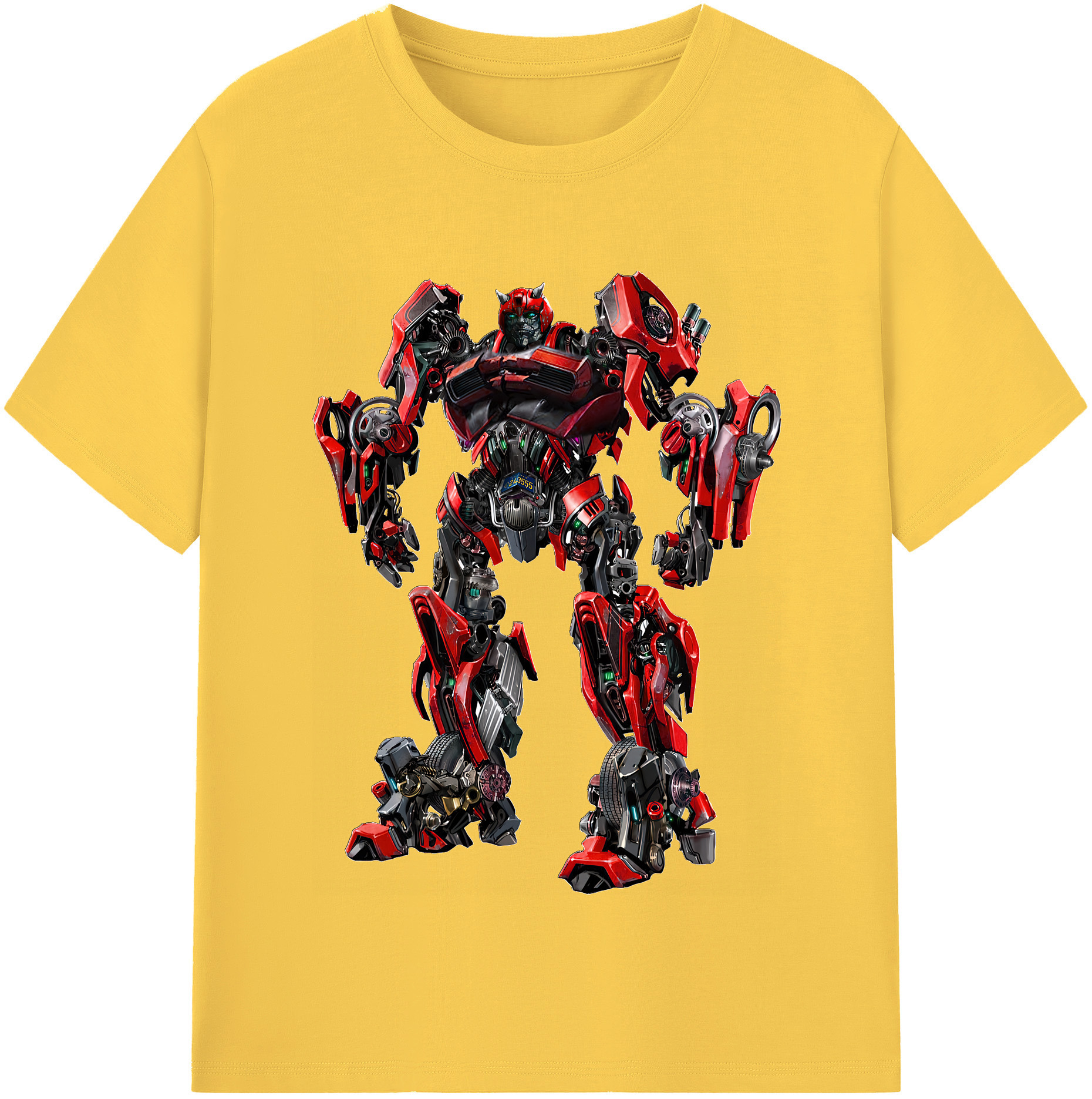（画像用） Transformers トランスフォーマー 綿100％半袖Tシャツ（フロントプリント）