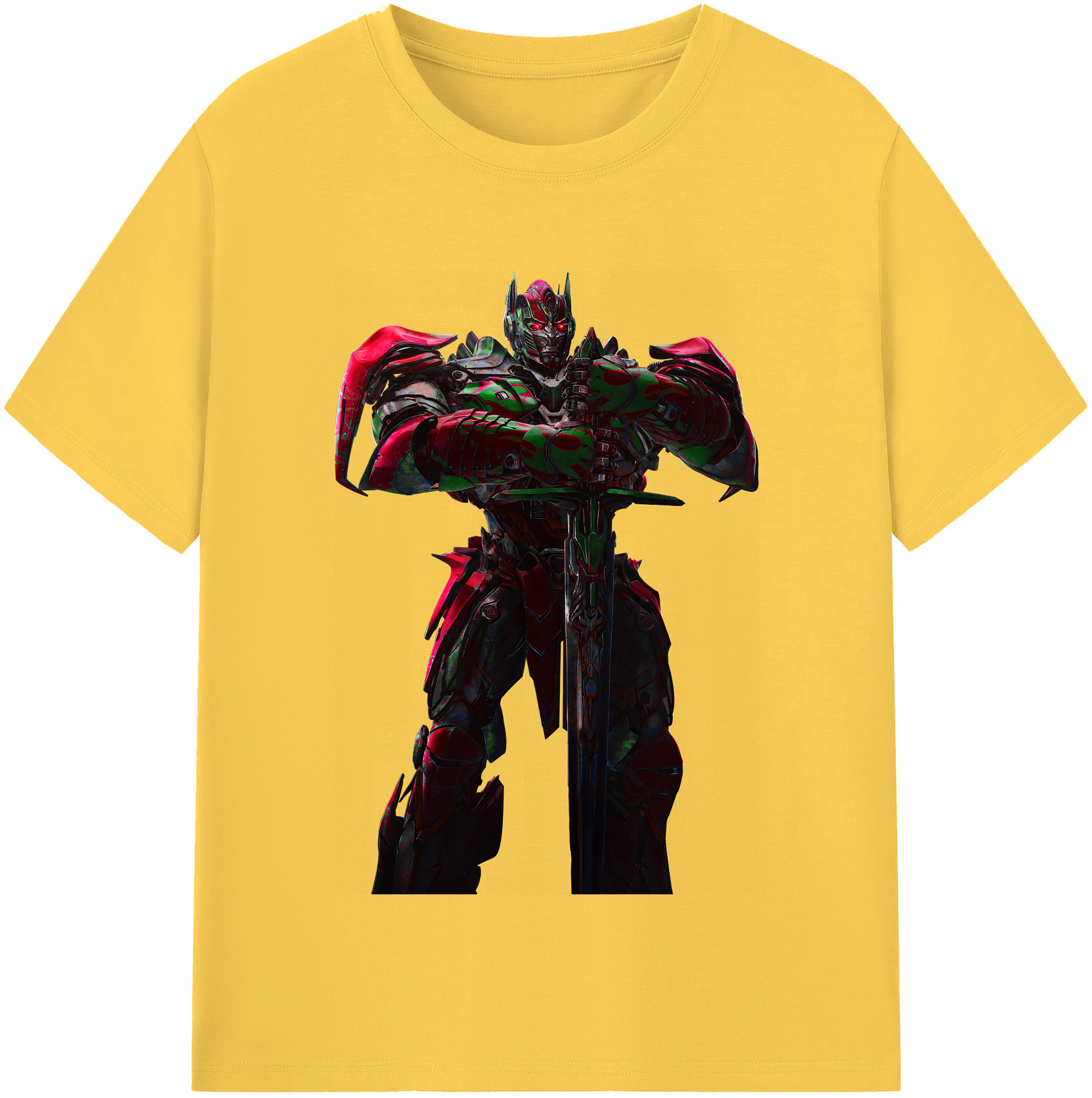 （画像用） Transformers トランスフォーマー 綿100％半袖Tシャツ（フロントプリント）