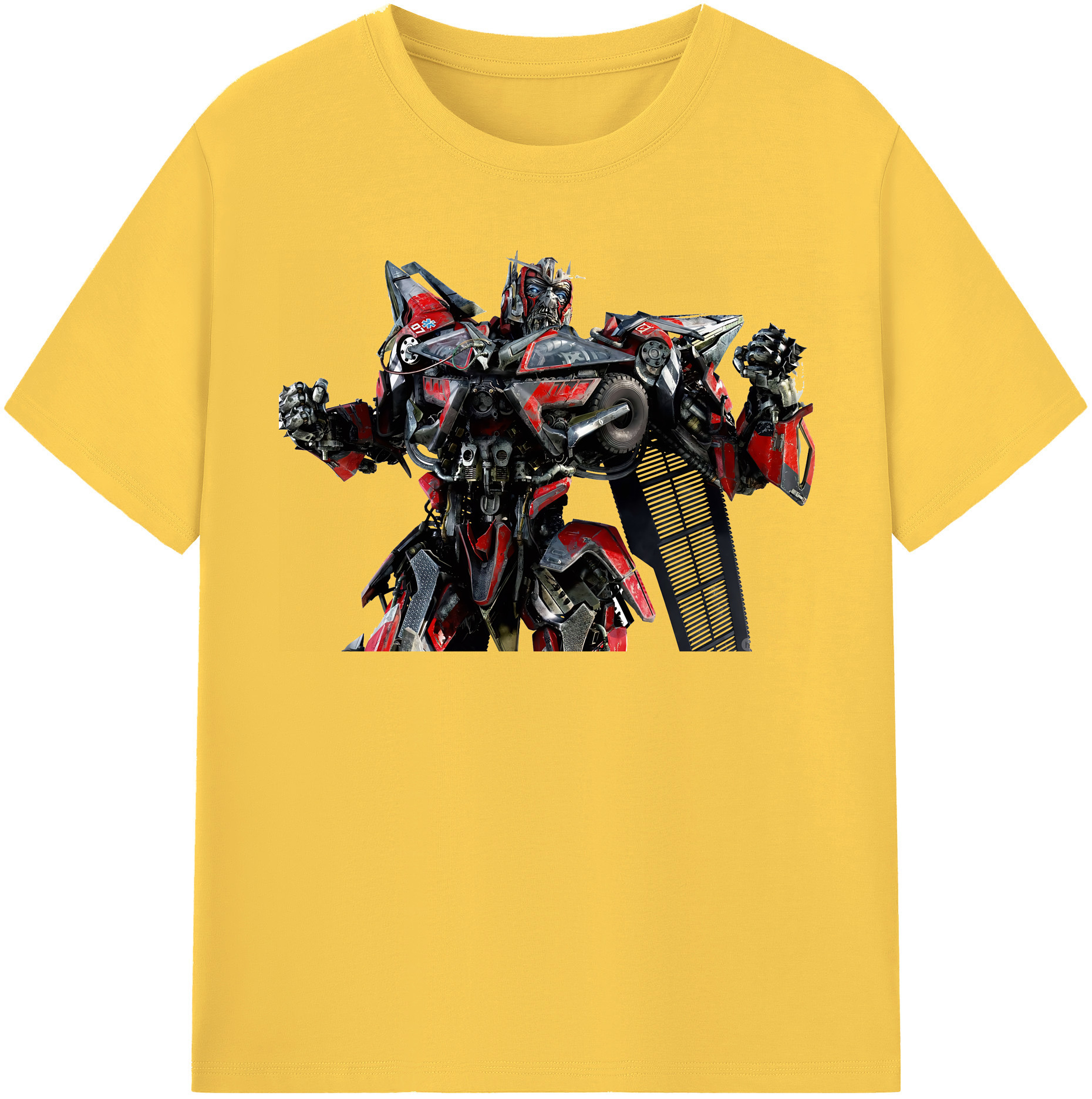 （画像用） Transformers トランスフォーマー 綿100％半袖Tシャツ（フロントプリント）