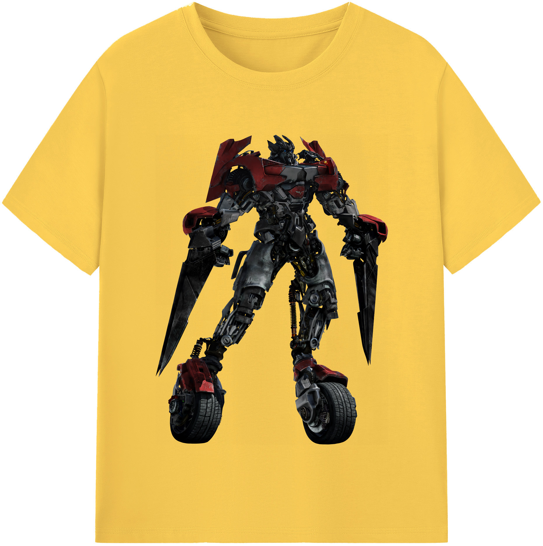 （画像用） Transformers トランスフォーマー 綿100％半袖Tシャツ（フロントプリント）