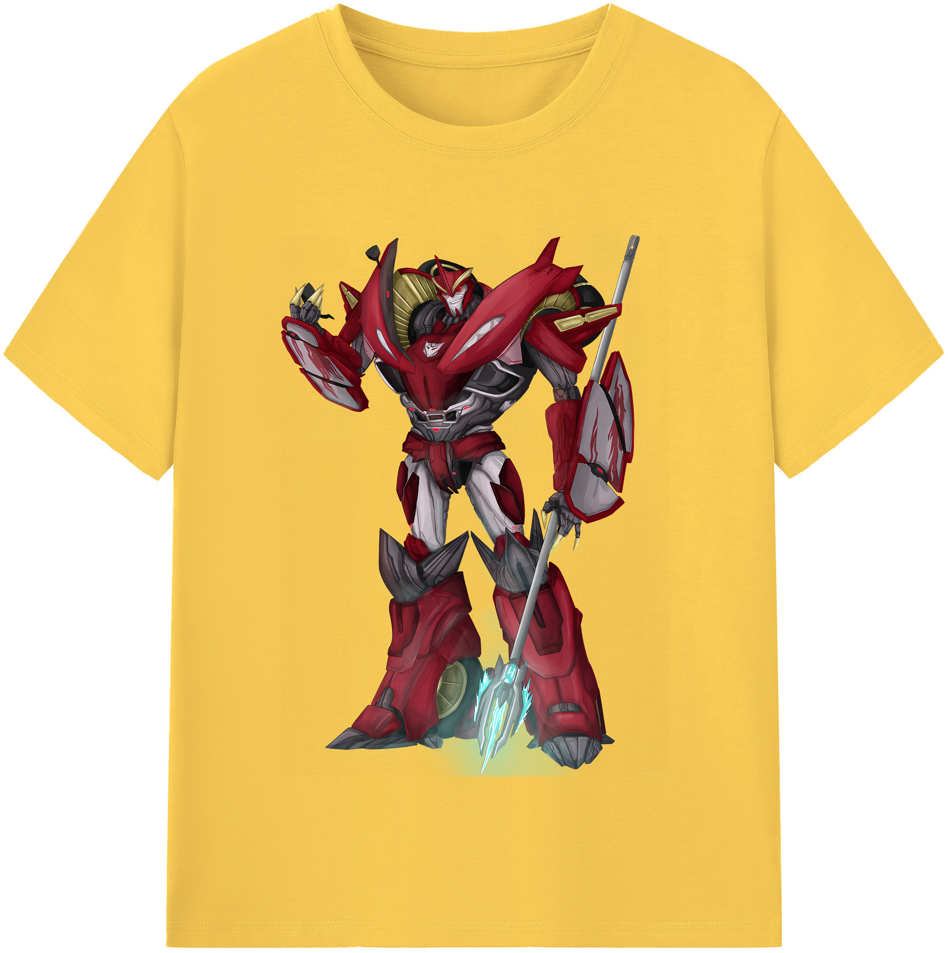 （画像用） Transformers トランスフォーマー 綿100％半袖Tシャツ（フロントプリント）