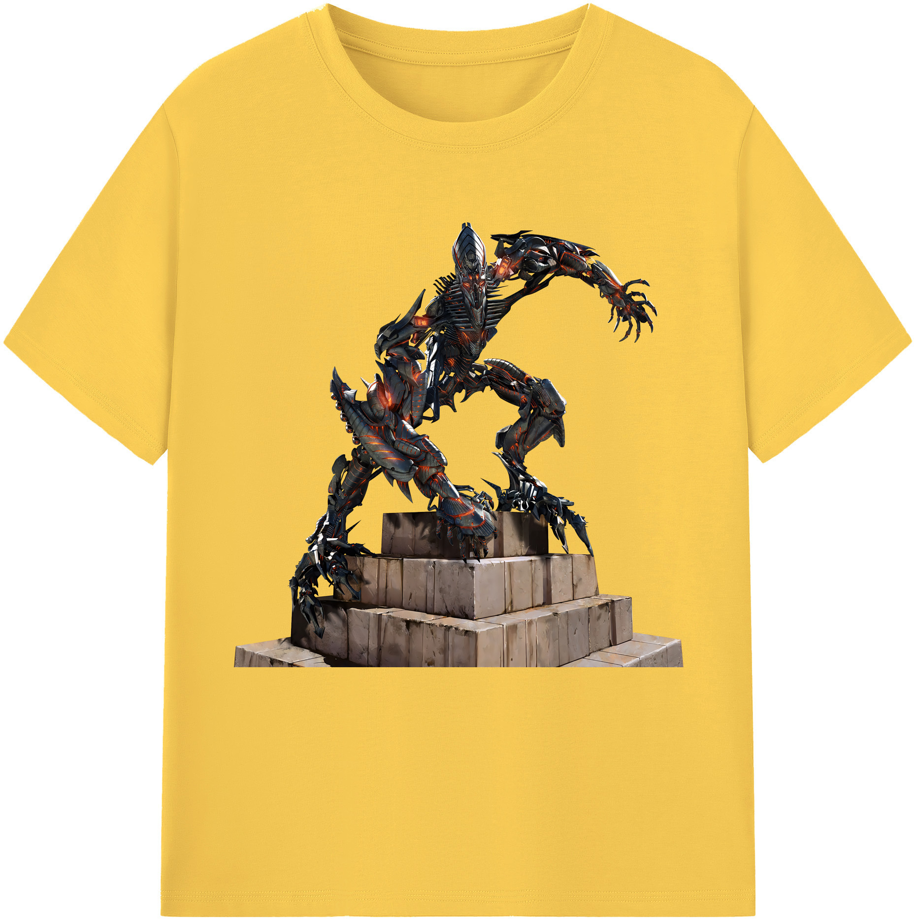（画像用） Transformers トランスフォーマー 綿100％半袖Tシャツ（フロントプリント）