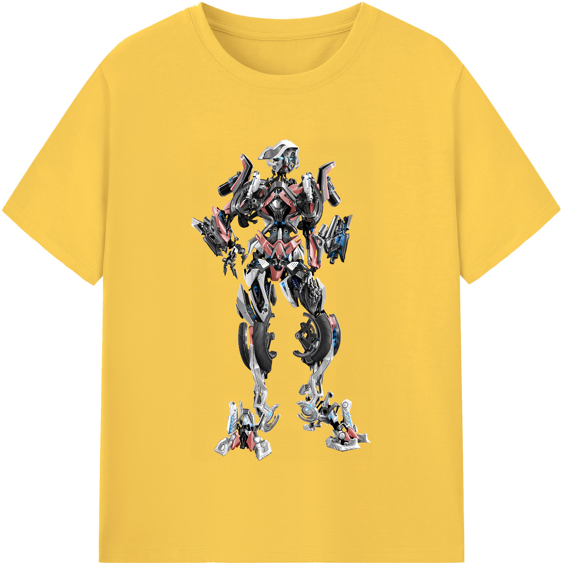 （画像用） Transformers トランスフォーマー 綿100％半袖Tシャツ（フロントプリント）