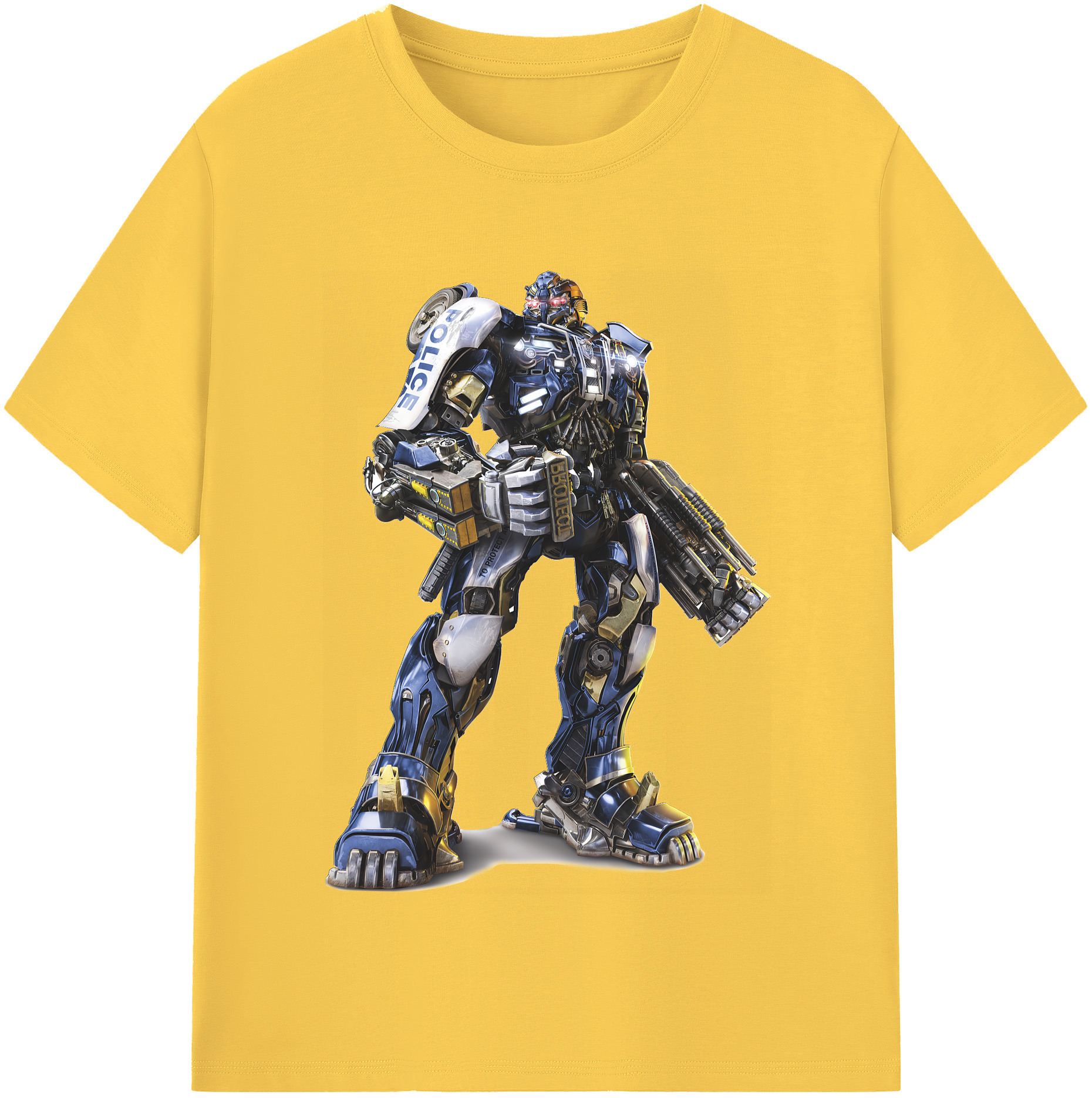 （画像用） Transformers トランスフォーマー 綿100％半袖Tシャツ（フロントプリント）