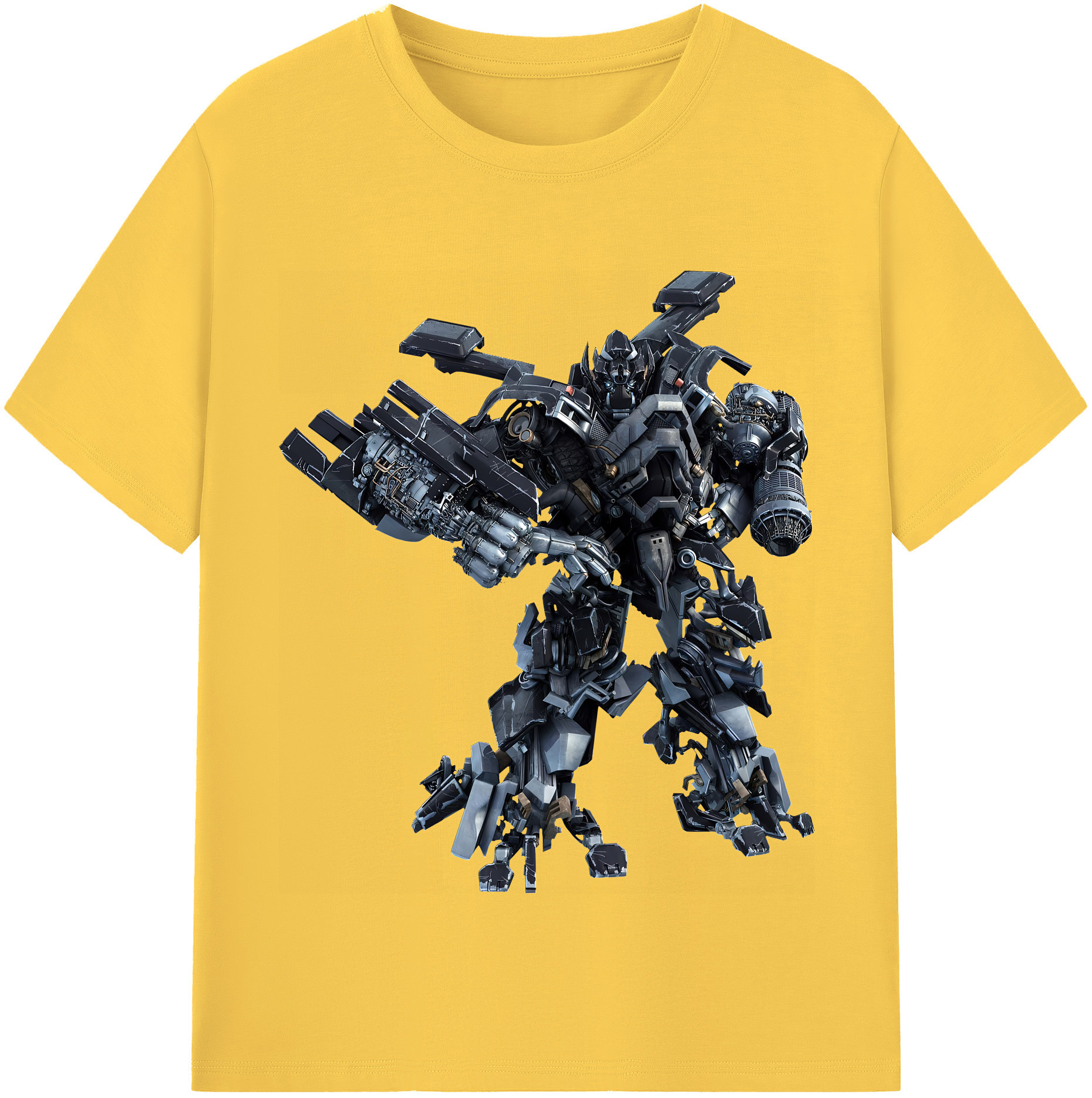 （画像用） Transformers トランスフォーマー 綿100％半袖Tシャツ（フロントプリント）