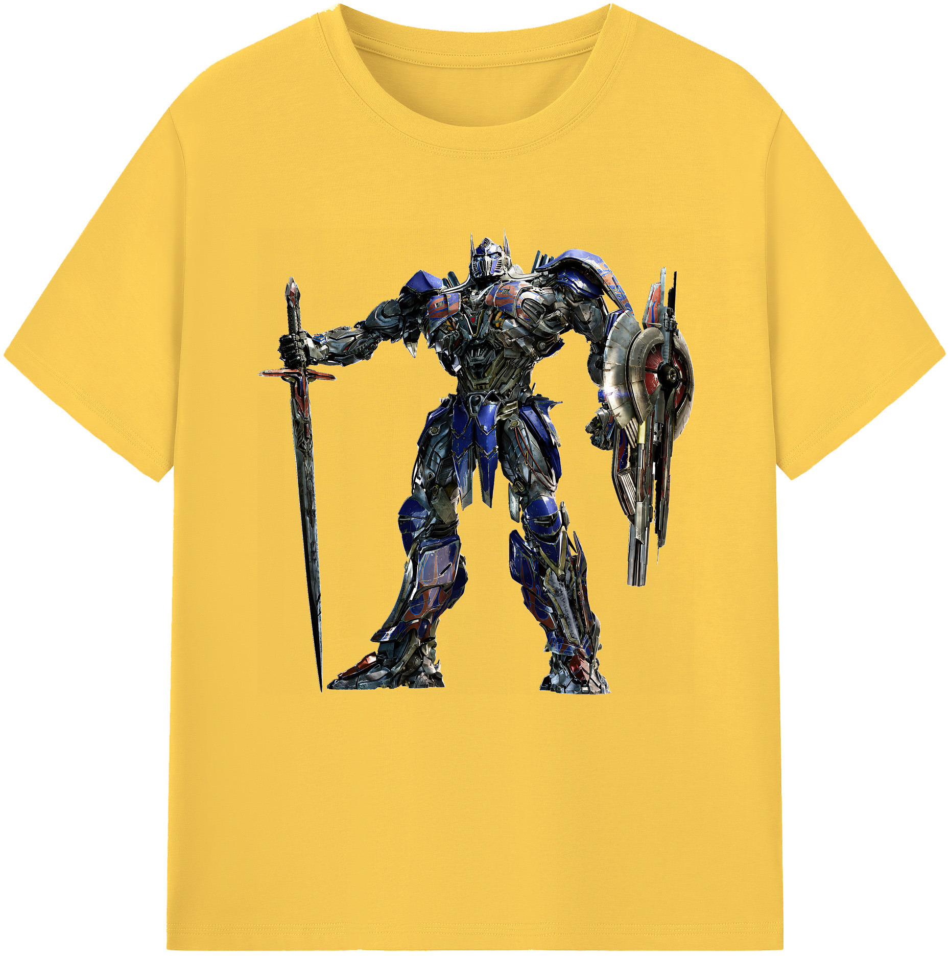 （画像用） Transformers トランスフォーマー 綿100％半袖Tシャツ（フロントプリント）