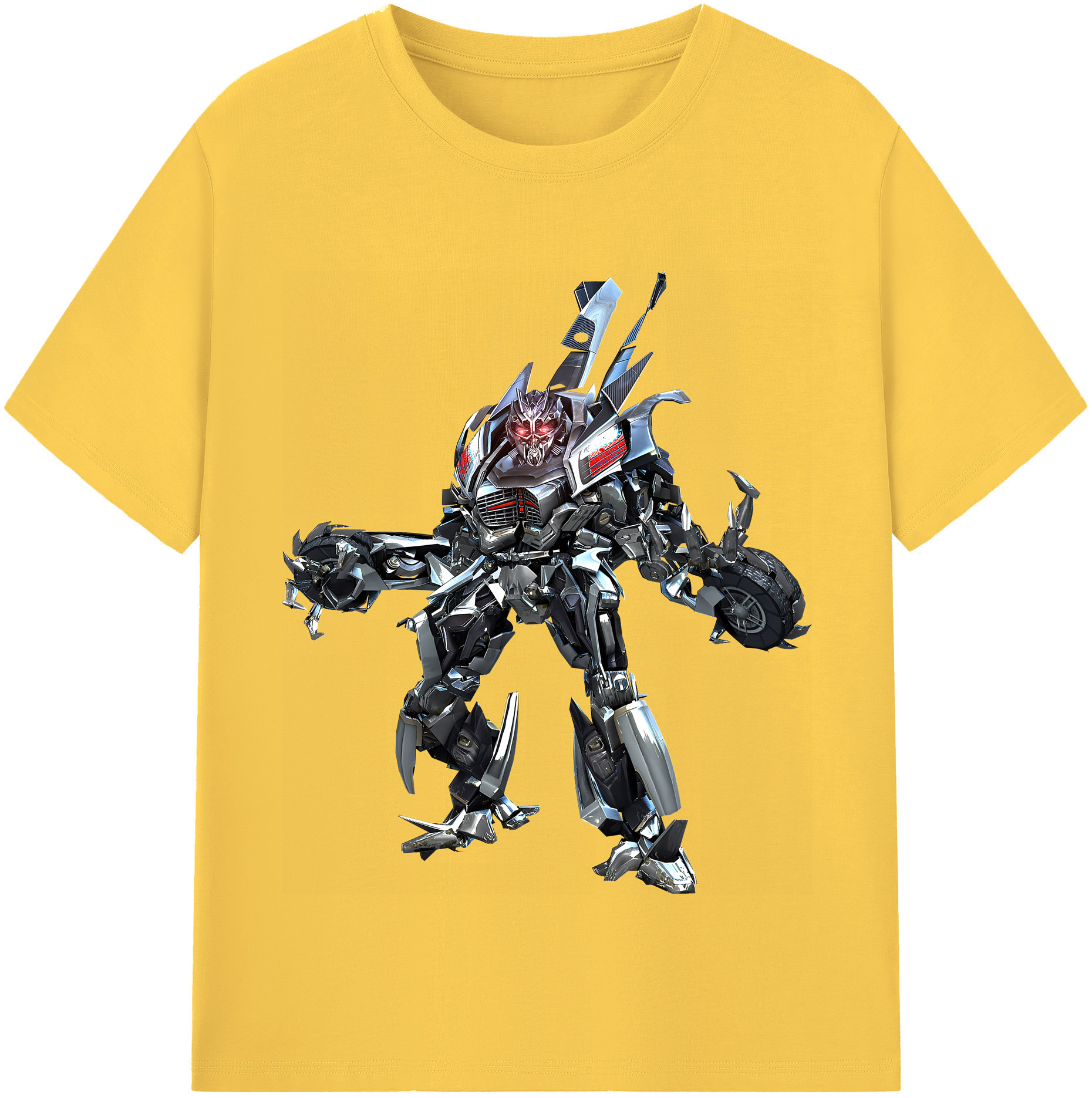 （画像用） Transformers トランスフォーマー 綿100％半袖Tシャツ（フロントプリント）
