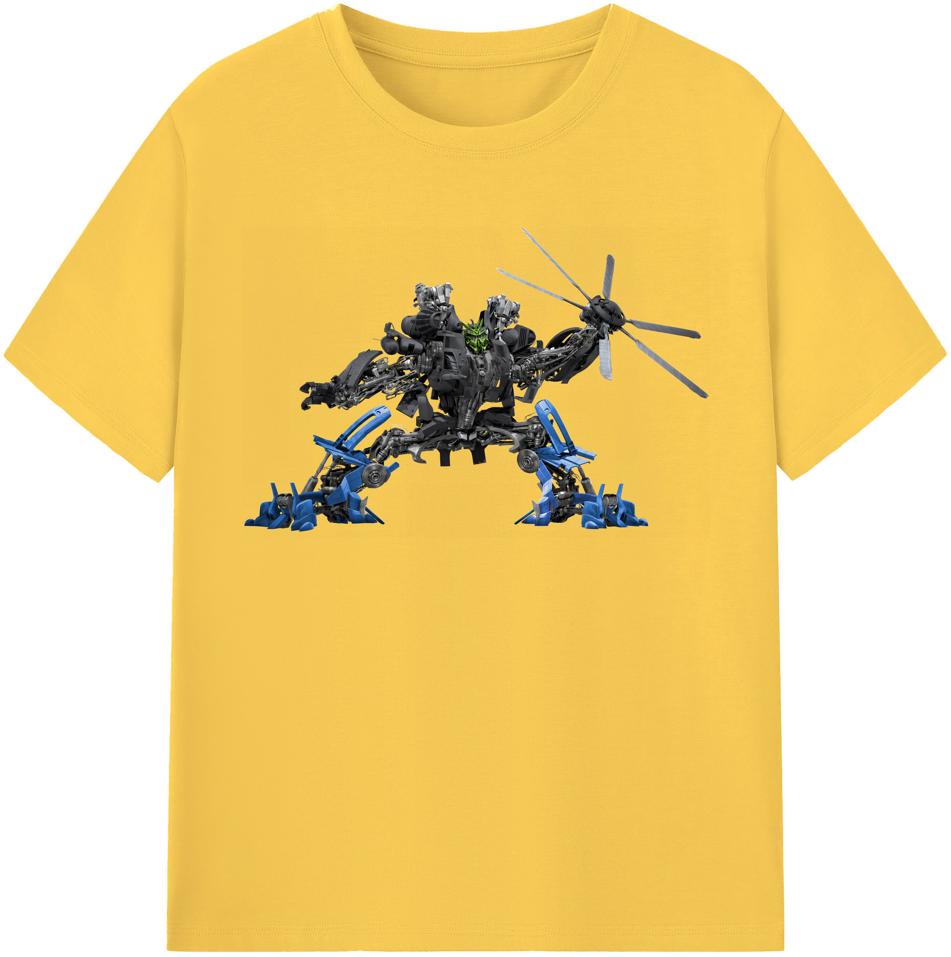 （画像用） Transformers トランスフォーマー 綿100％半袖Tシャツ（フロントプリント）