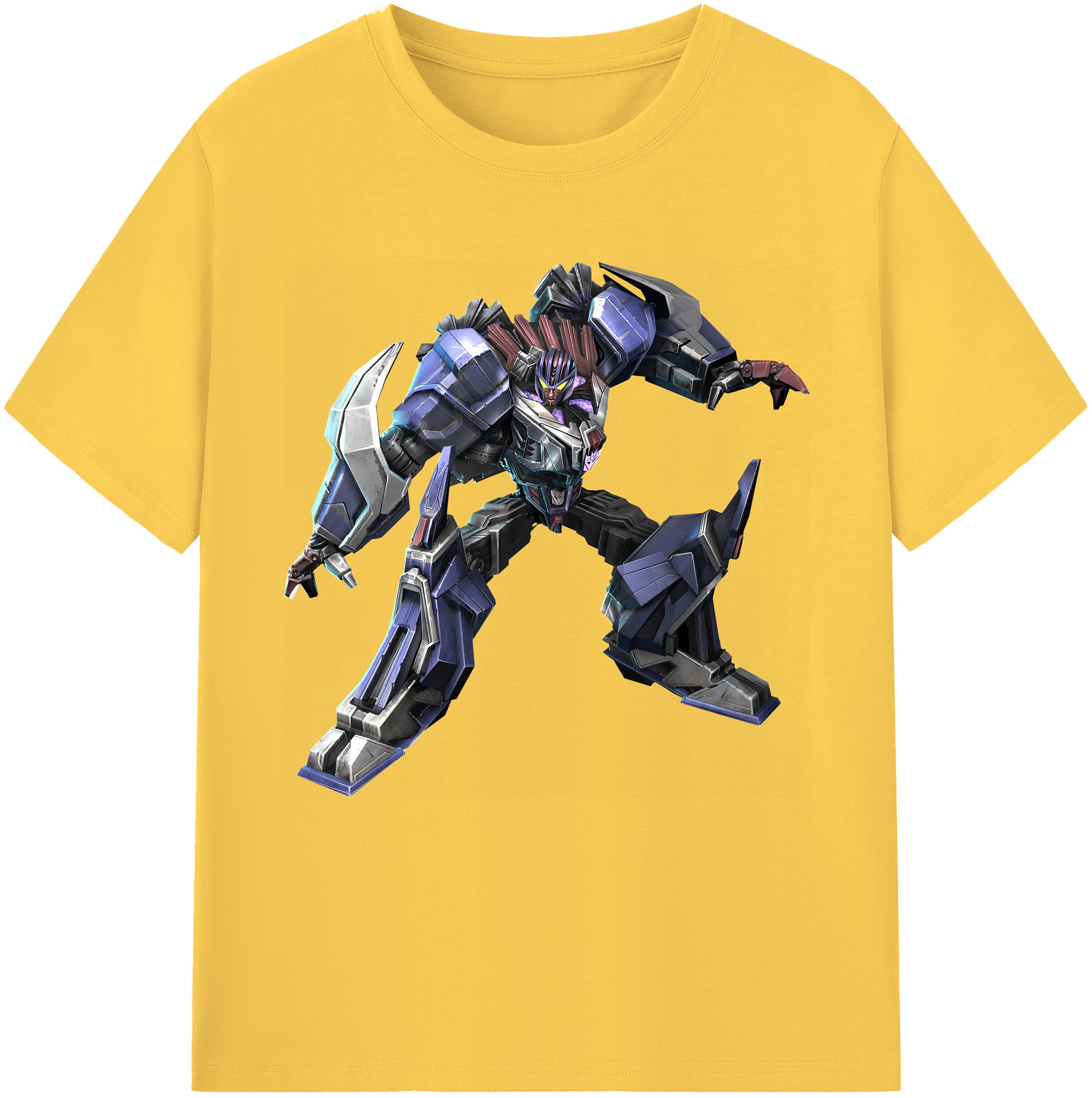 （画像用） Transformers トランスフォーマー 綿100％半袖Tシャツ（フロントプリント）