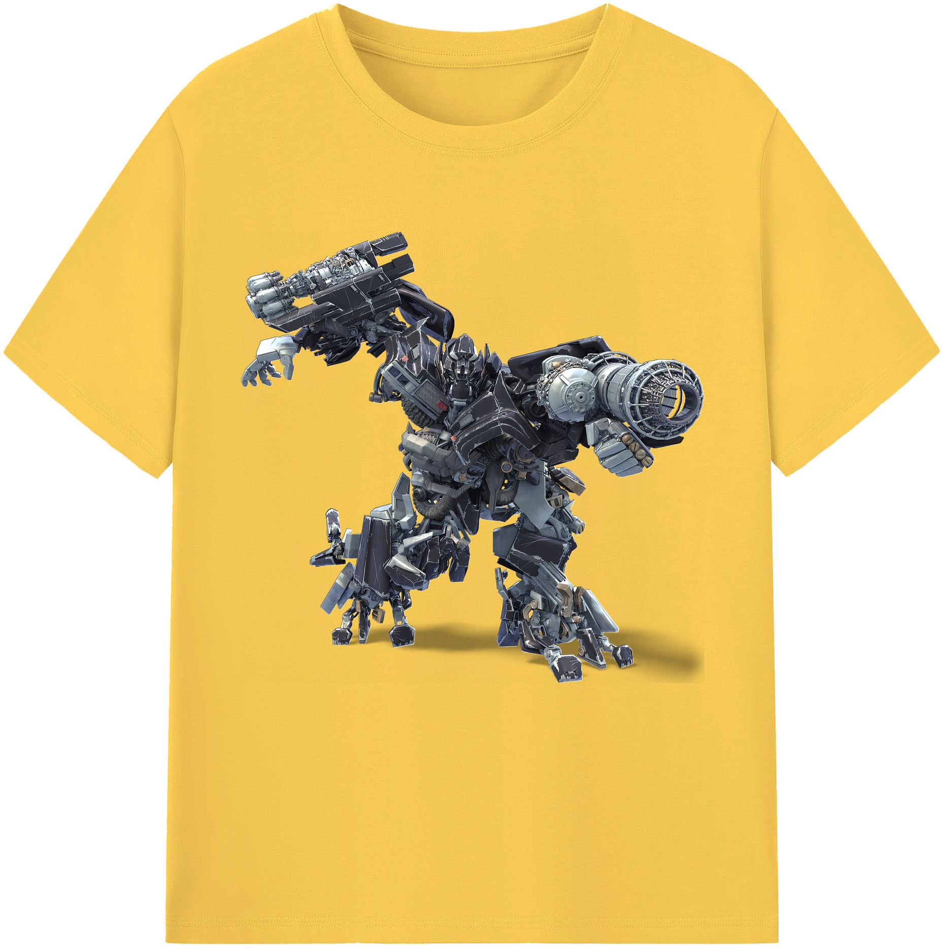 （画像用） Transformers トランスフォーマー 綿100％半袖Tシャツ（フロントプリント）