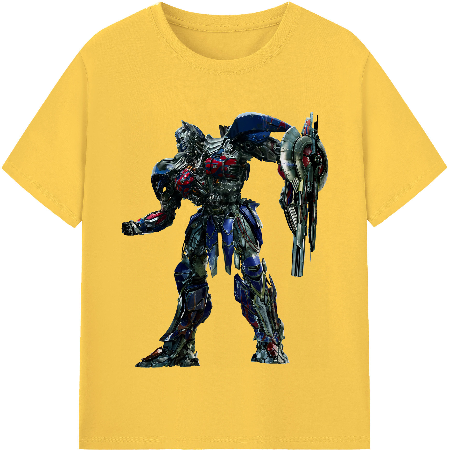 （画像用） Transformers トランスフォーマー 綿100％半袖Tシャツ（フロントプリント）