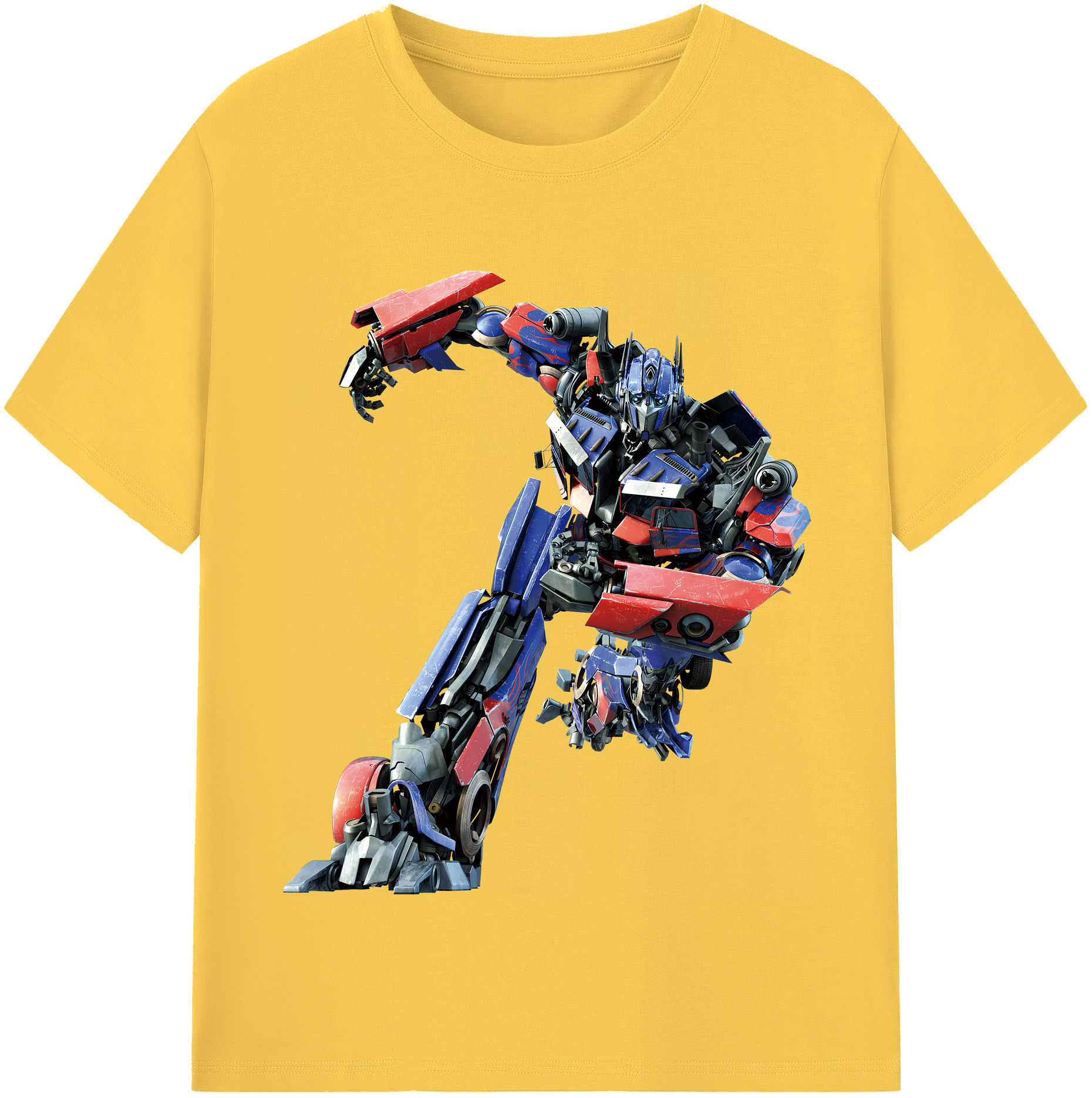 （画像用） Transformers トランスフォーマー 綿100％半袖Tシャツ（フロントプリント）