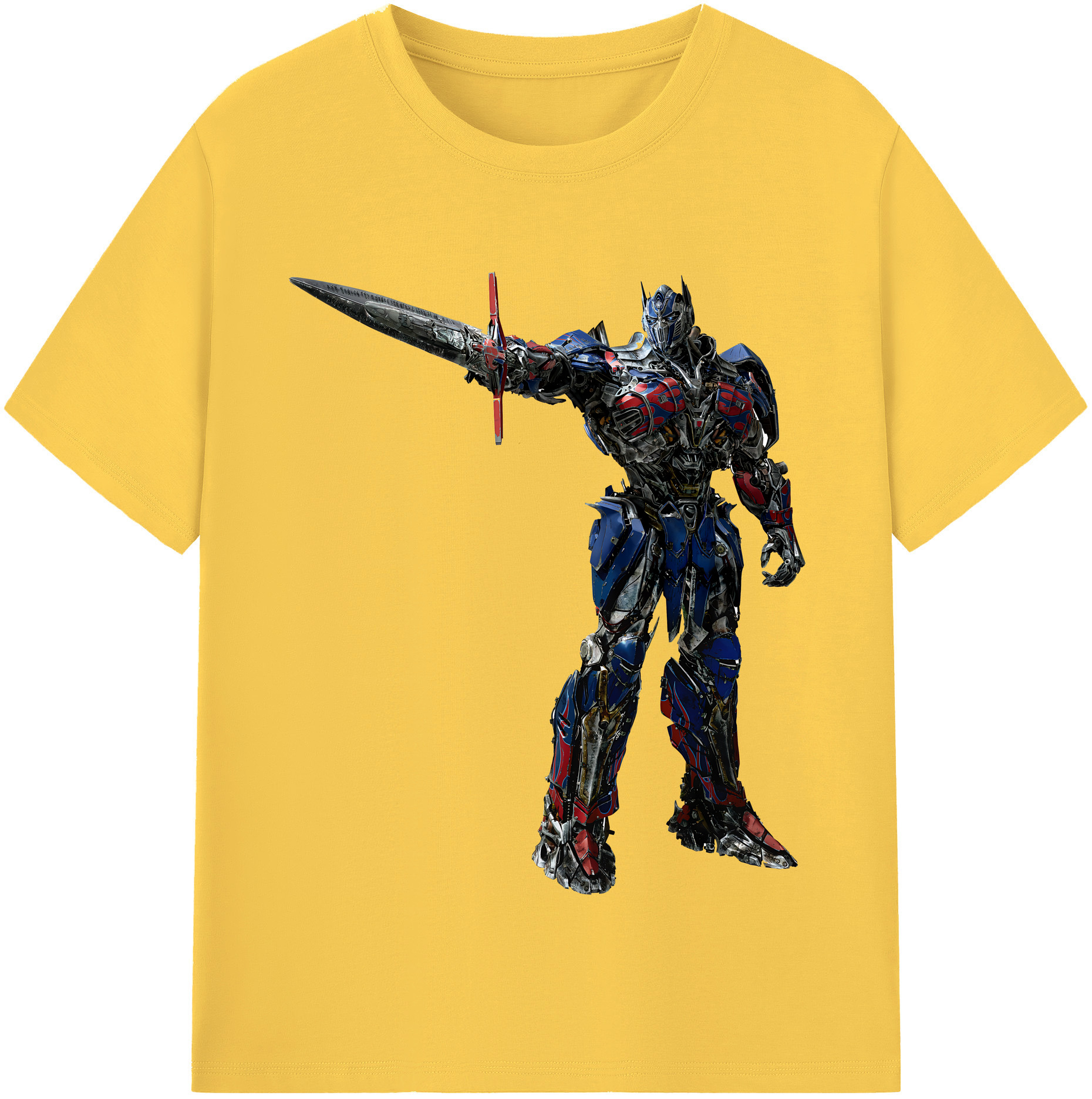 （画像用） Transformers トランスフォーマー 綿100％半袖Tシャツ（フロントプリント）