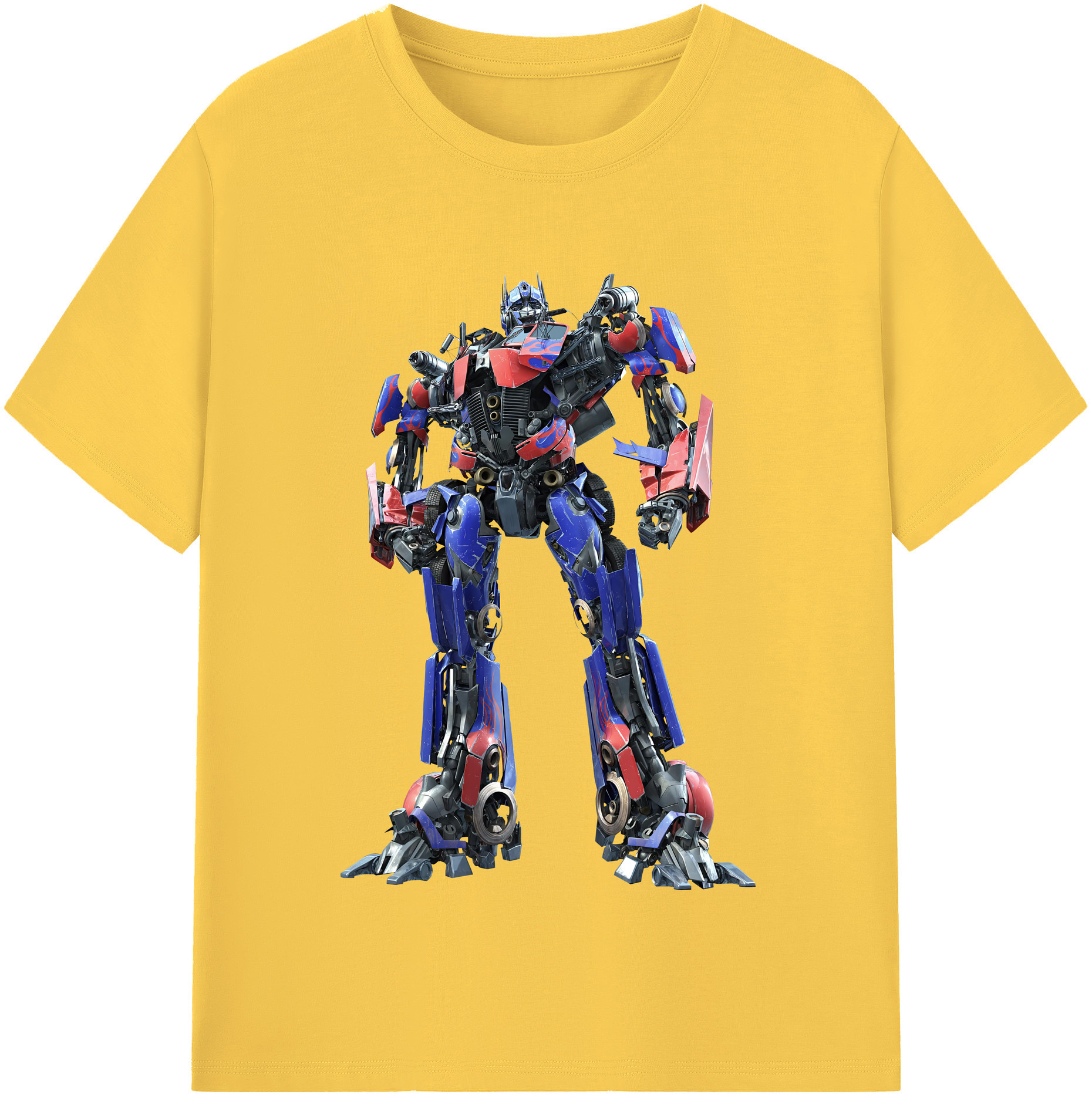 （画像用） Transformers トランスフォーマー 綿100％半袖Tシャツ（フロントプリント）