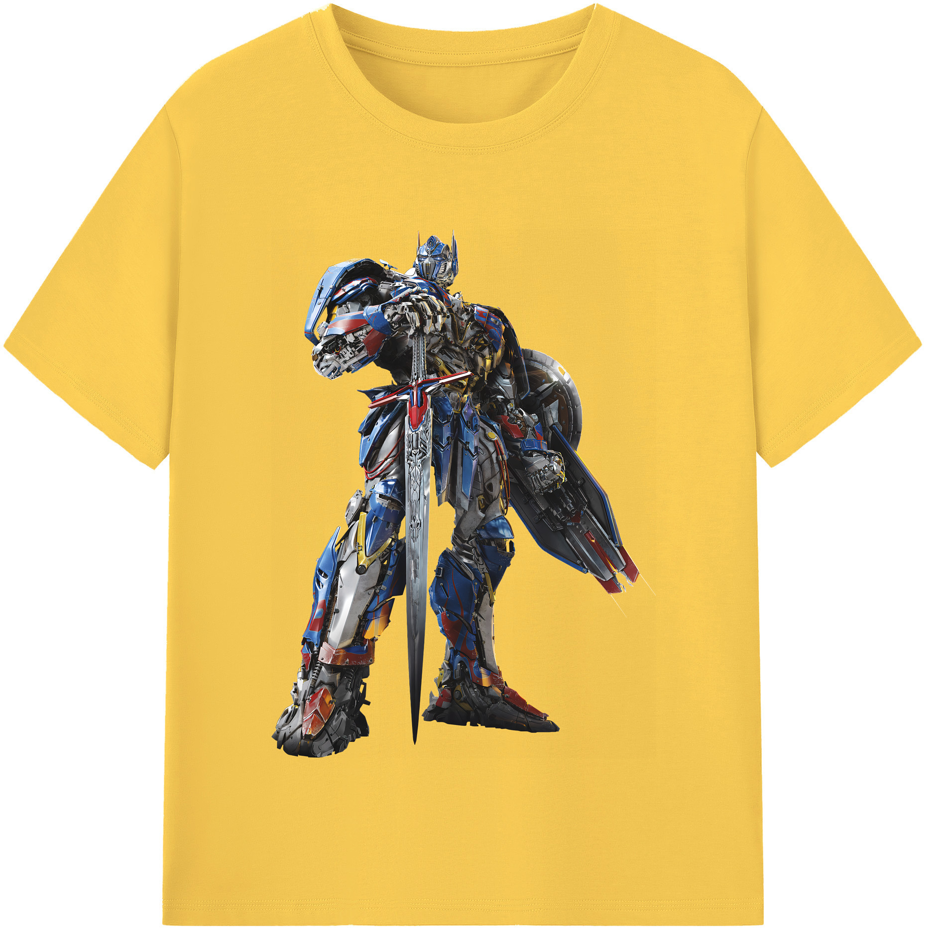 （画像用） Transformers トランスフォーマー 綿100％半袖Tシャツ（フロントプリント）
