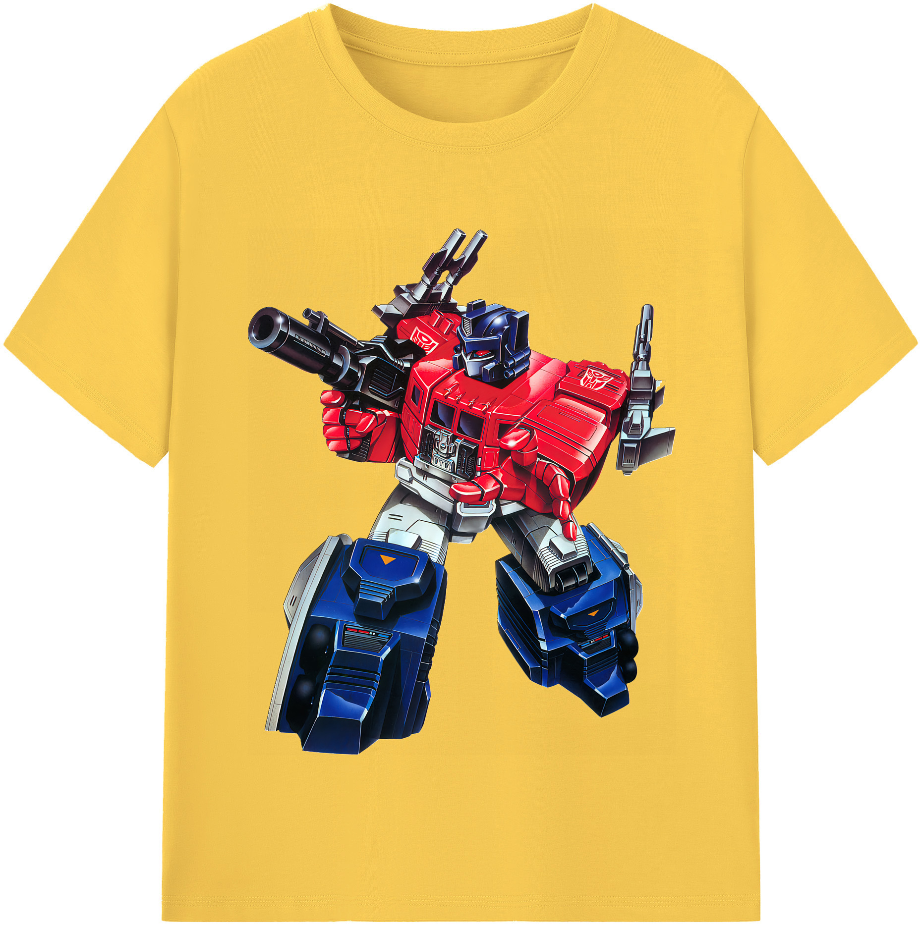 （画像用） Transformers トランスフォーマー 綿100％半袖Tシャツ（フロントプリント）
