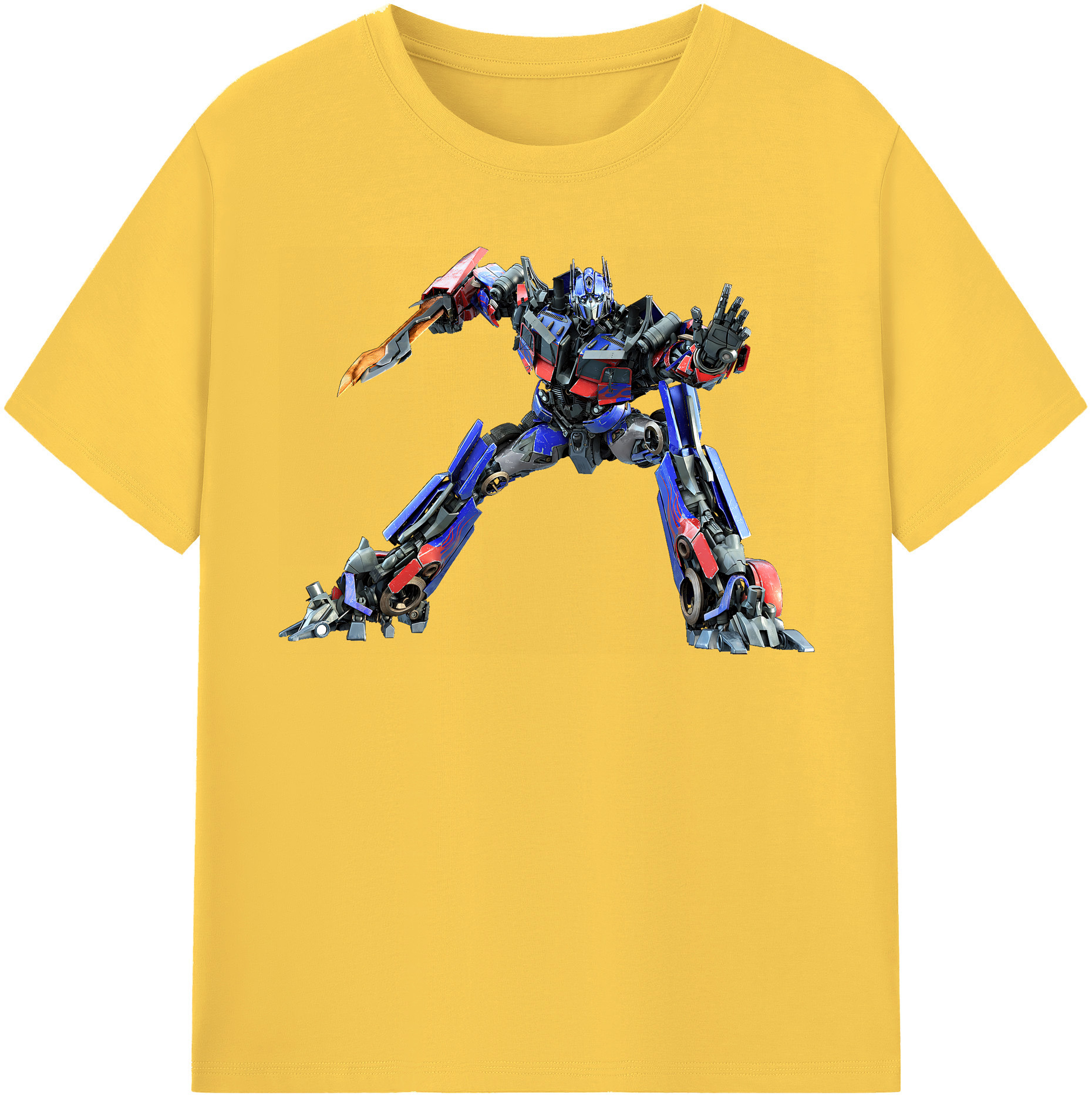 （画像用） Transformers トランスフォーマー 綿100％半袖Tシャツ（フロントプリント）