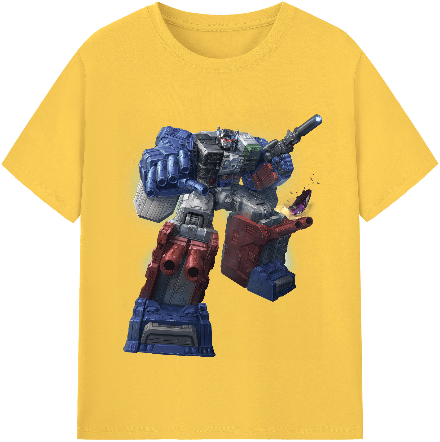 （画像用） Transformers トランスフォーマー 綿100％半袖Tシャツ（フロントプリント）
