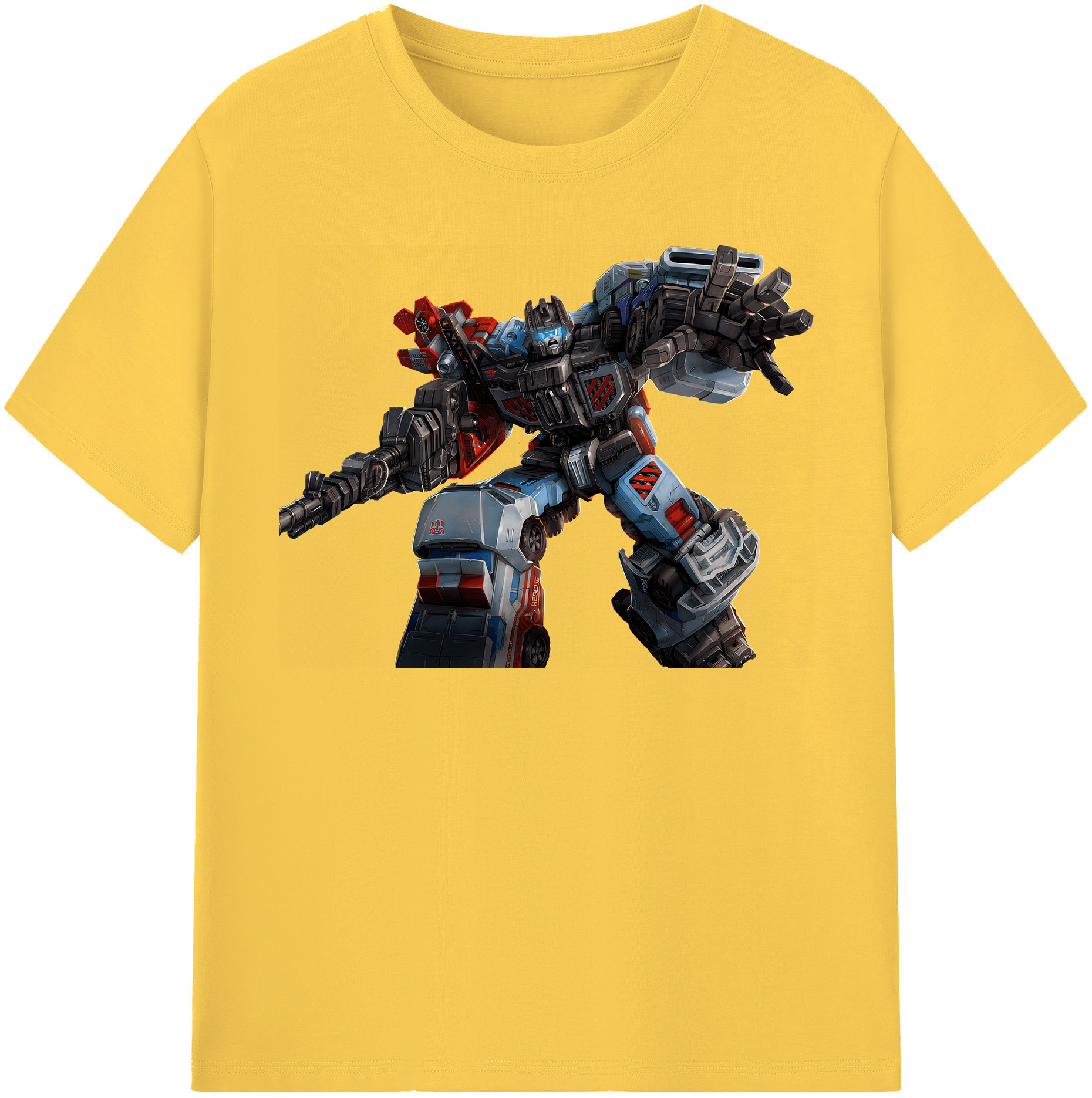 （画像用） Transformers トランスフォーマー 綿100％半袖Tシャツ（フロントプリント）
