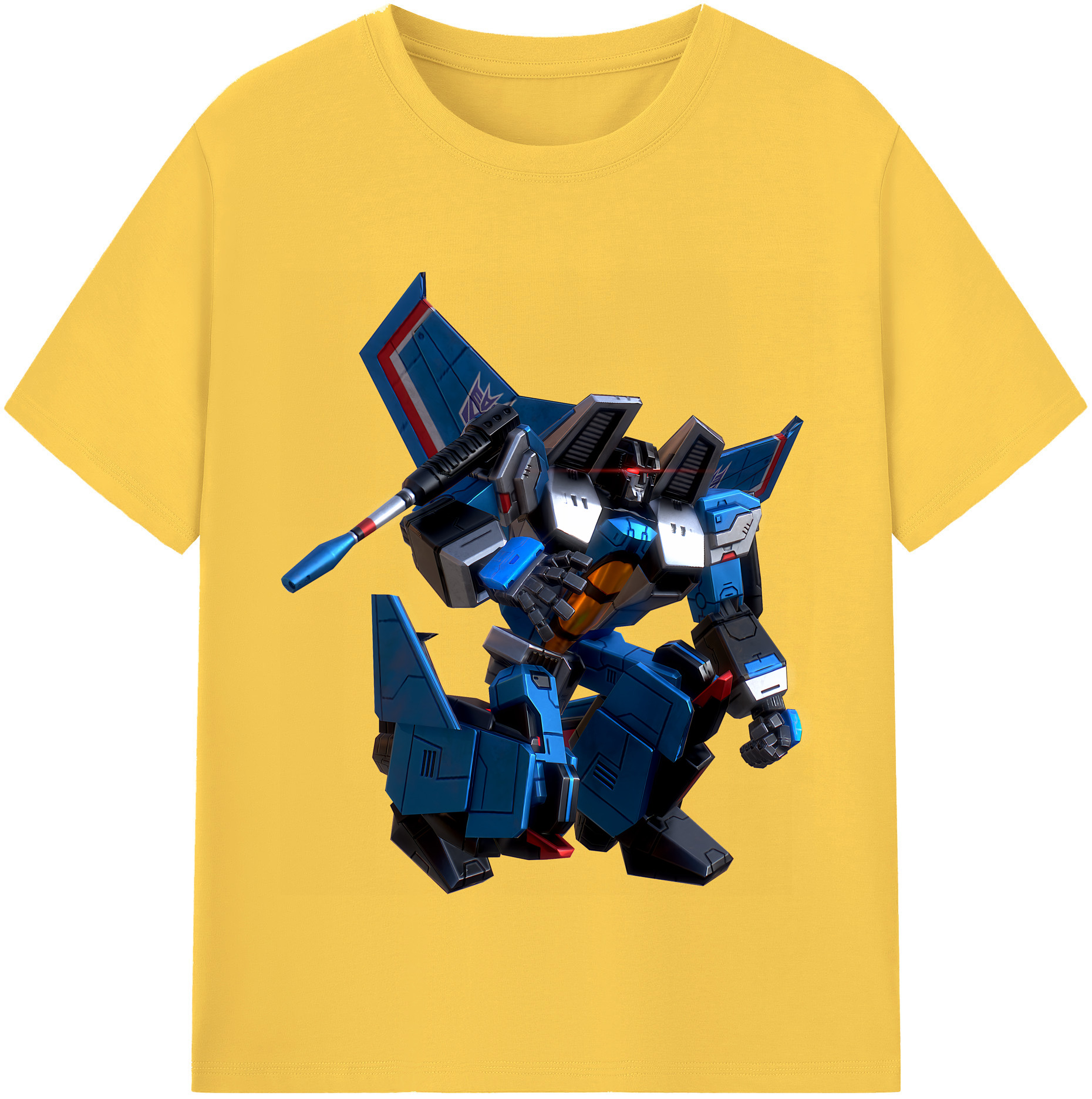 （画像用） Transformers トランスフォーマー 綿100％半袖Tシャツ（フロントプリント）