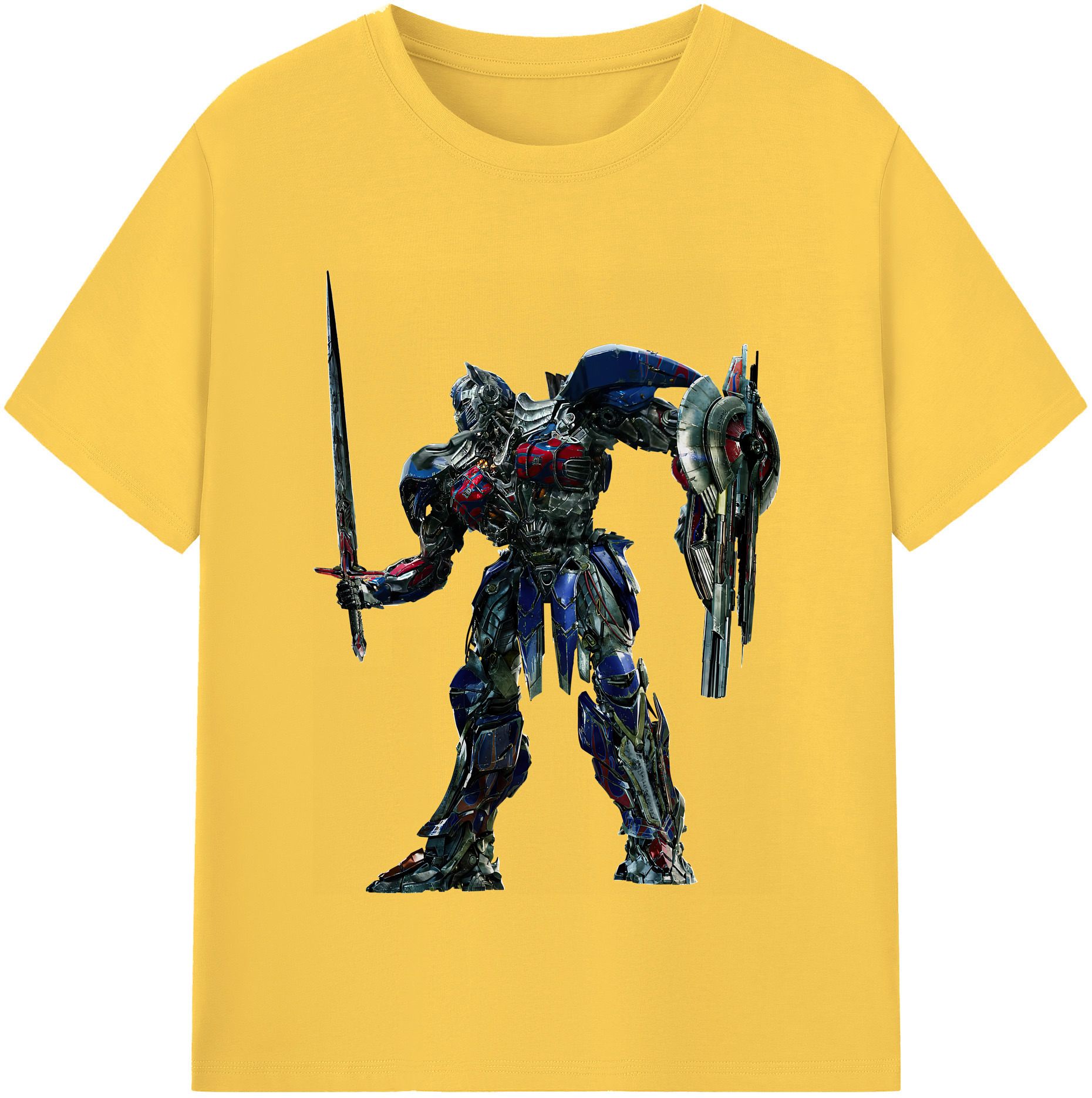 （画像用） Transformers トランスフォーマー 綿100％半袖Tシャツ（フロントプリント）