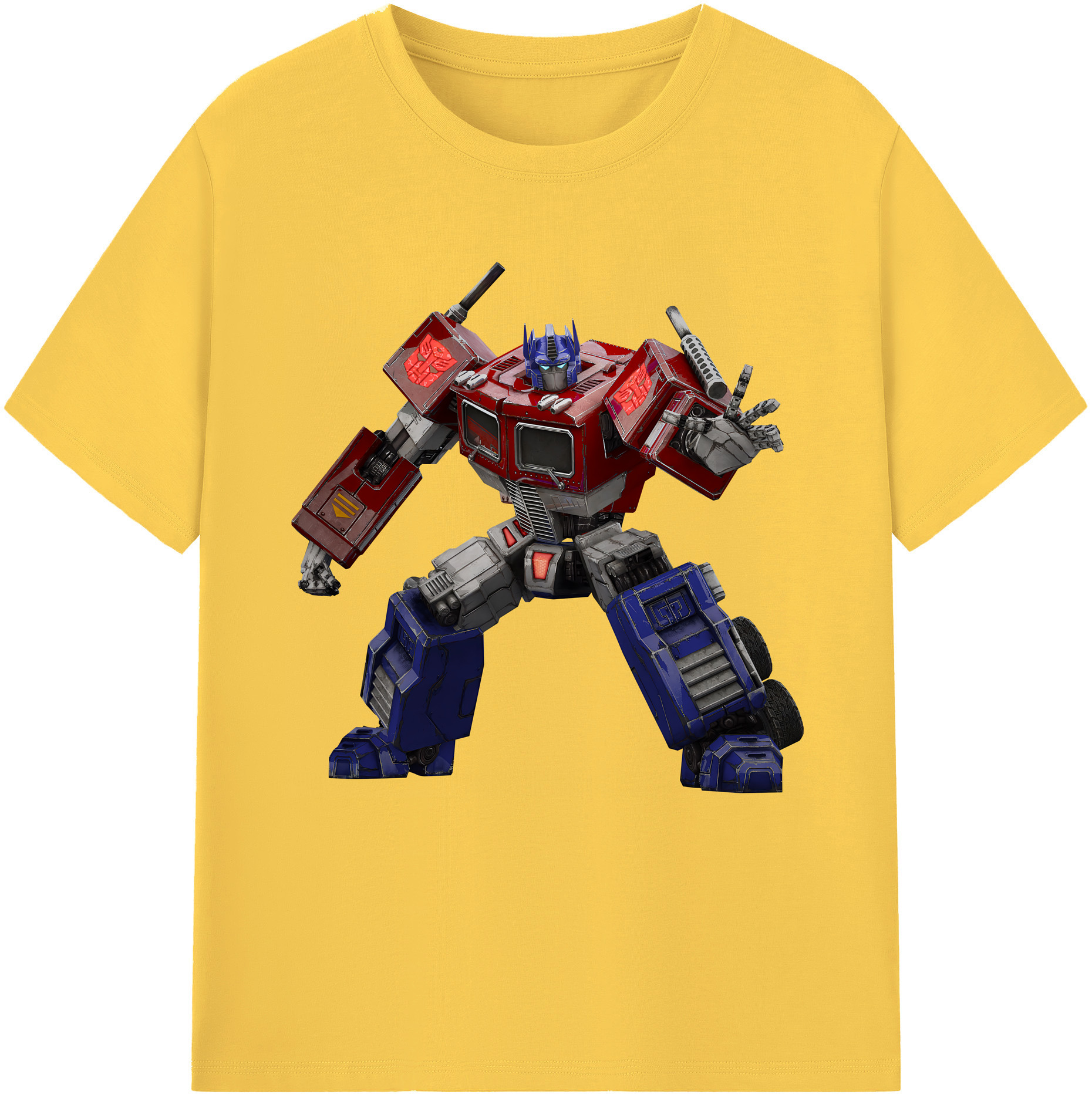 （画像用） Transformers トランスフォーマー 綿100％半袖Tシャツ（フロントプリント）