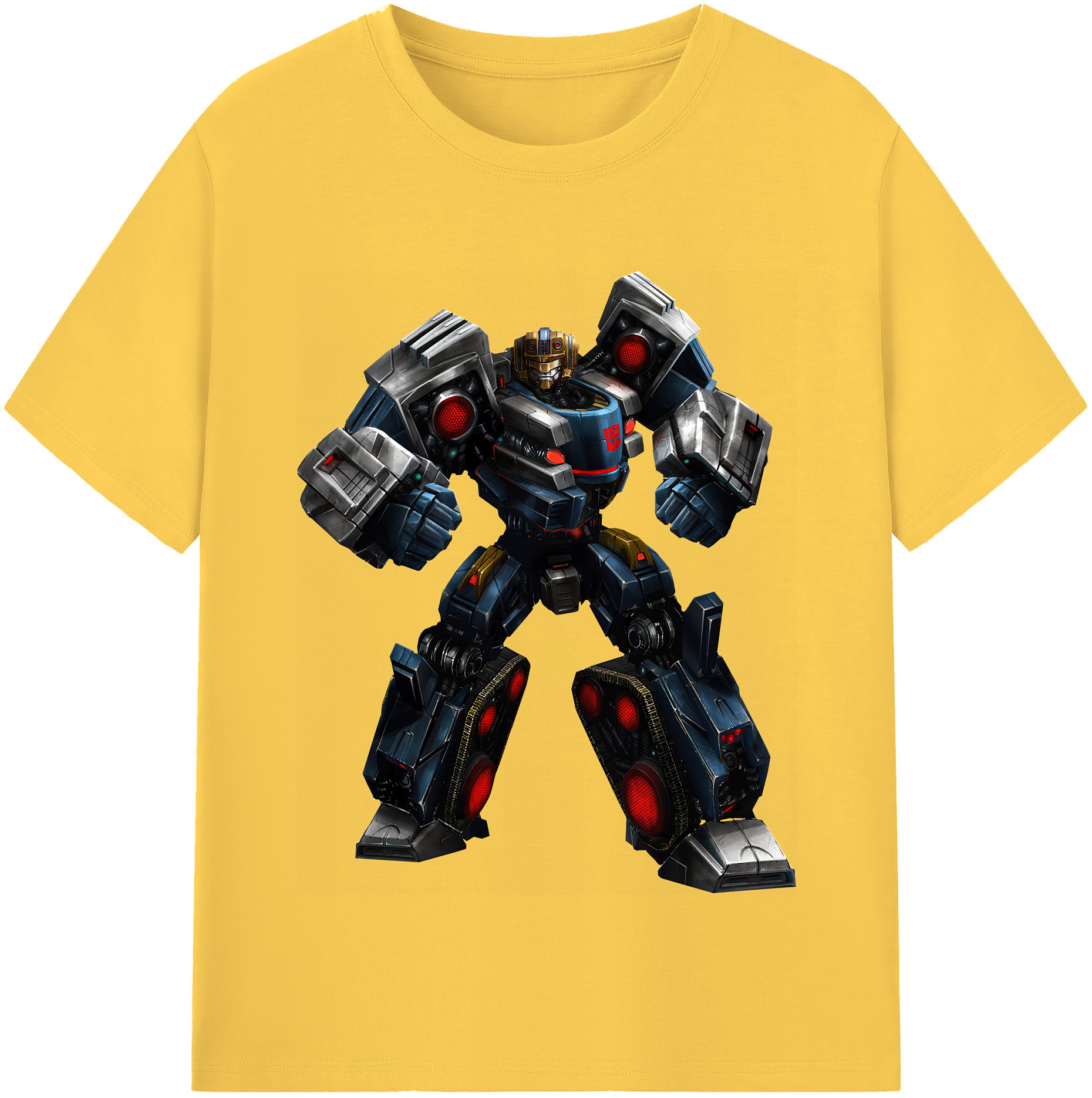 （画像用） Transformers トランスフォーマー 綿100％半袖Tシャツ（フロントプリント）