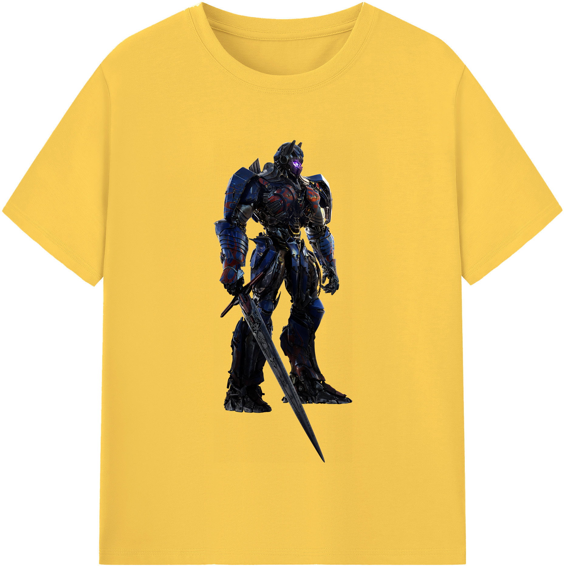 （画像用） Transformers トランスフォーマー 綿100％半袖Tシャツ（フロントプリント）