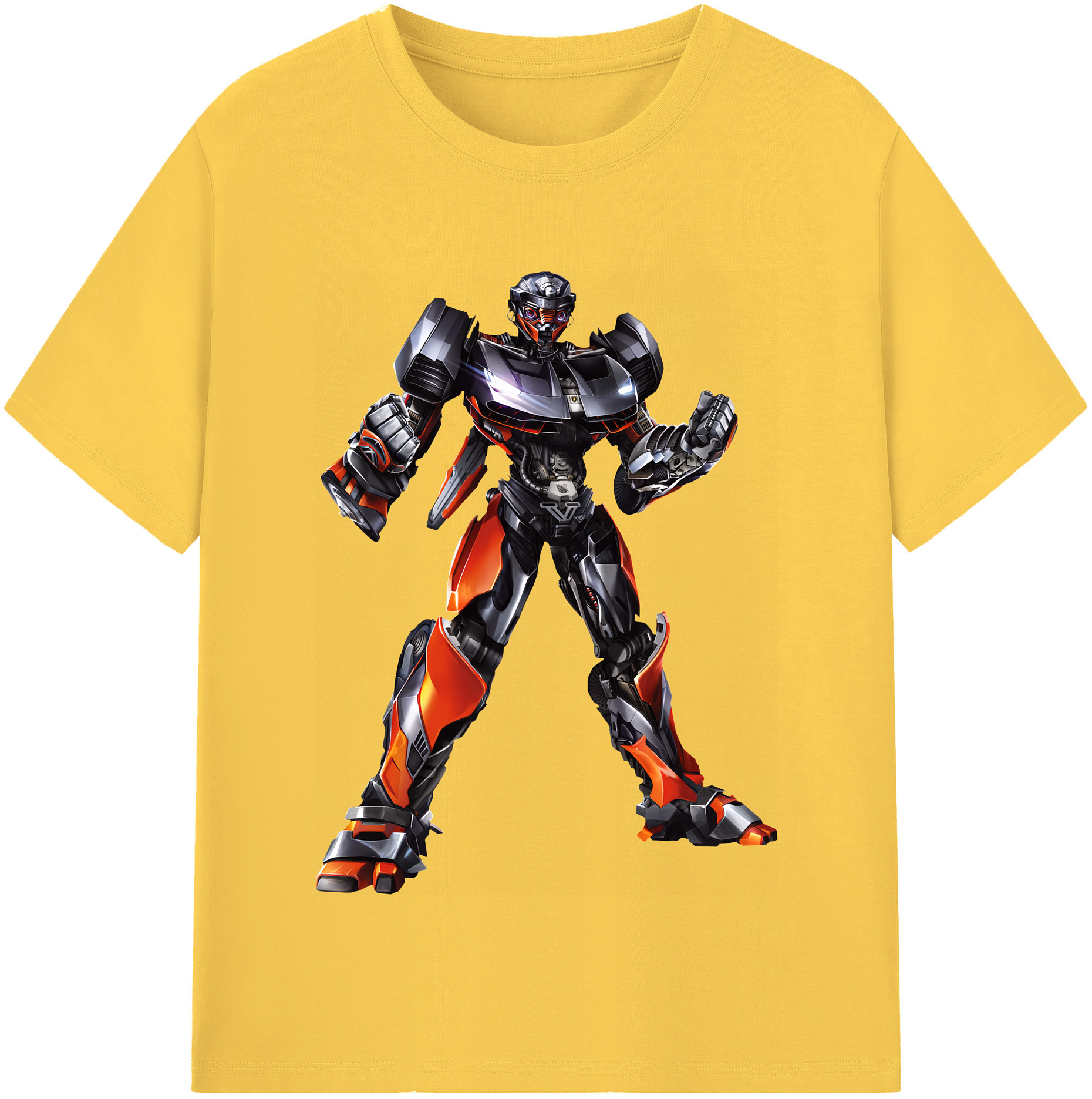 （画像用） Transformers トランスフォーマー 綿100％半袖Tシャツ（フロントプリント）