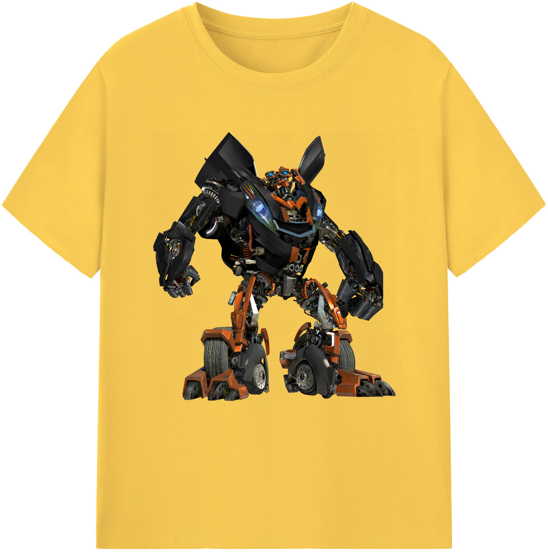 （画像用） Transformers トランスフォーマー 綿100％半袖Tシャツ（フロントプリント）