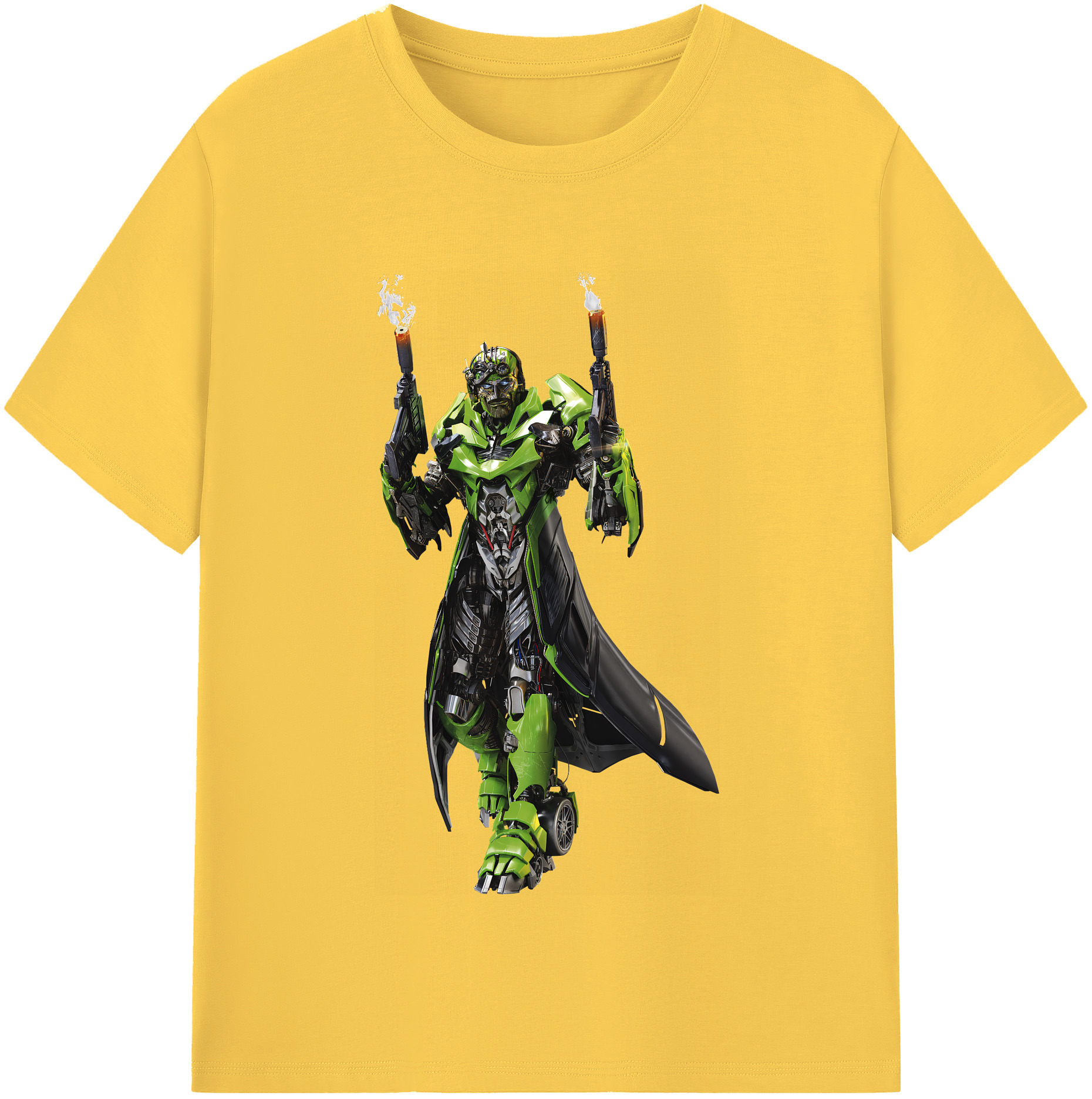 （画像用） Transformers トランスフォーマー 綿100％半袖Tシャツ（フロントプリント）