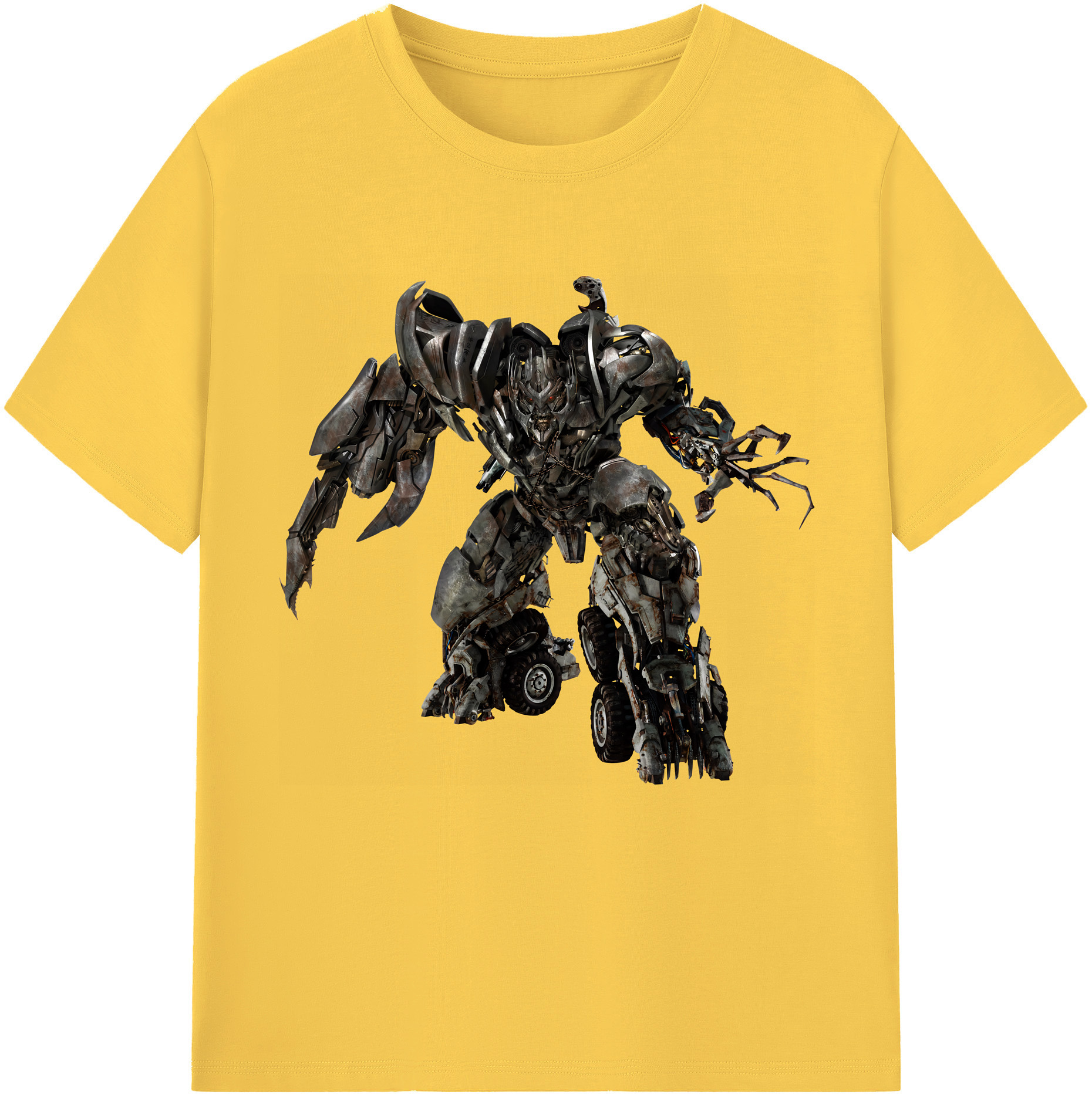 （画像用） Transformers トランスフォーマー 綿100％半袖Tシャツ（フロントプリント）