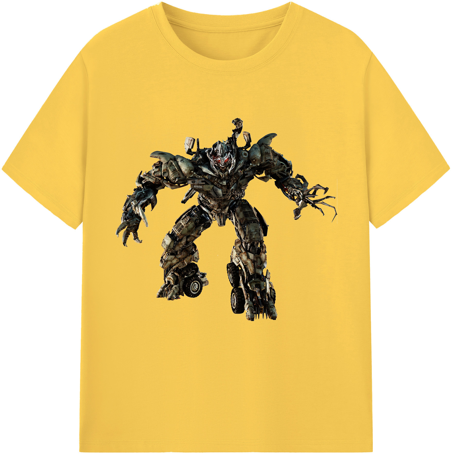 （画像用） Transformers トランスフォーマー 綿100％半袖Tシャツ（フロントプリント）
