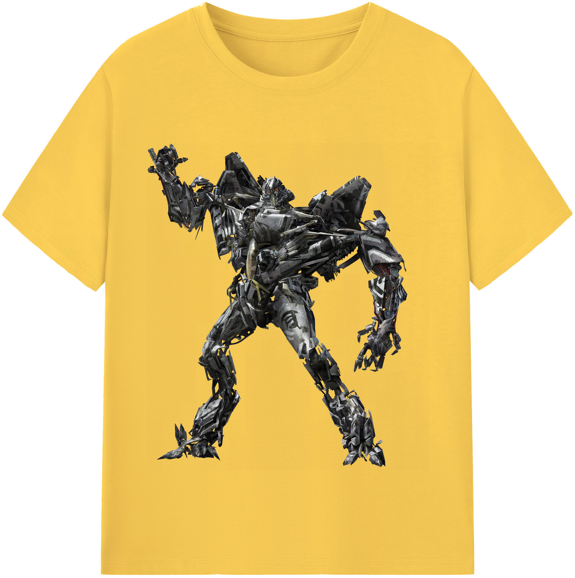 （画像用） Transformers トランスフォーマー 綿100％半袖Tシャツ（フロントプリント）