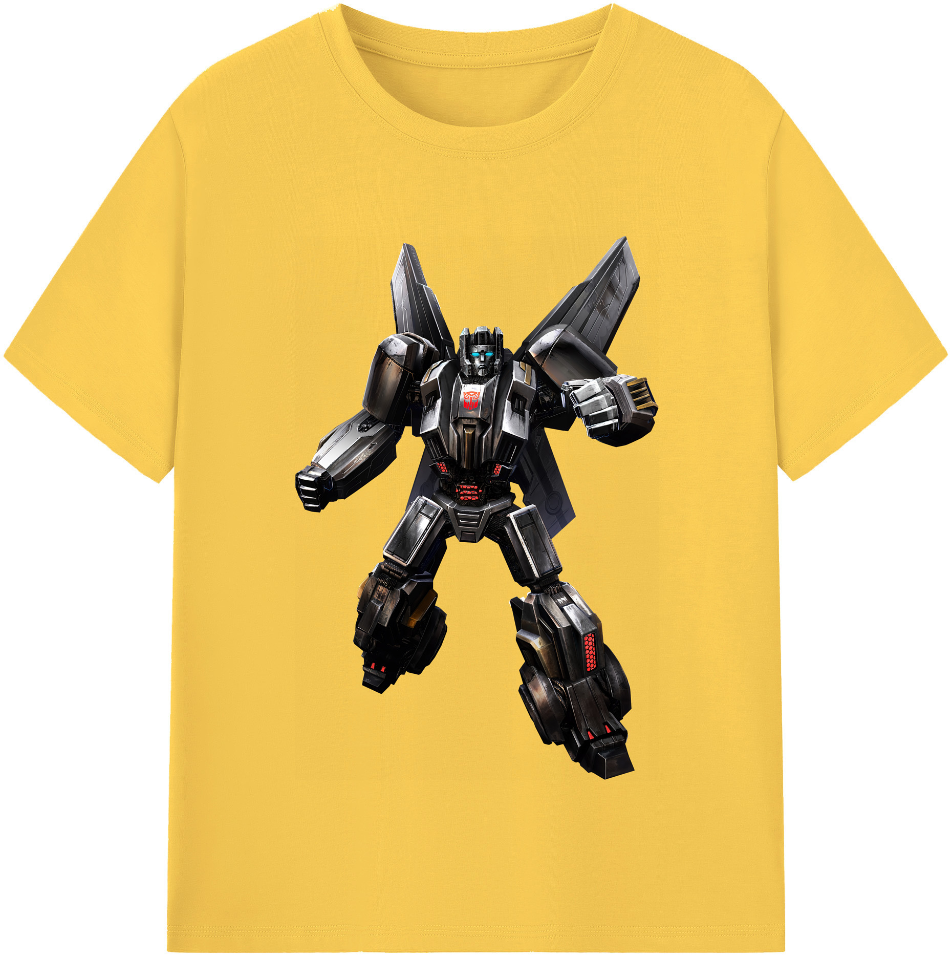 （画像用） Transformers トランスフォーマー 綿100％半袖Tシャツ（フロントプリント）