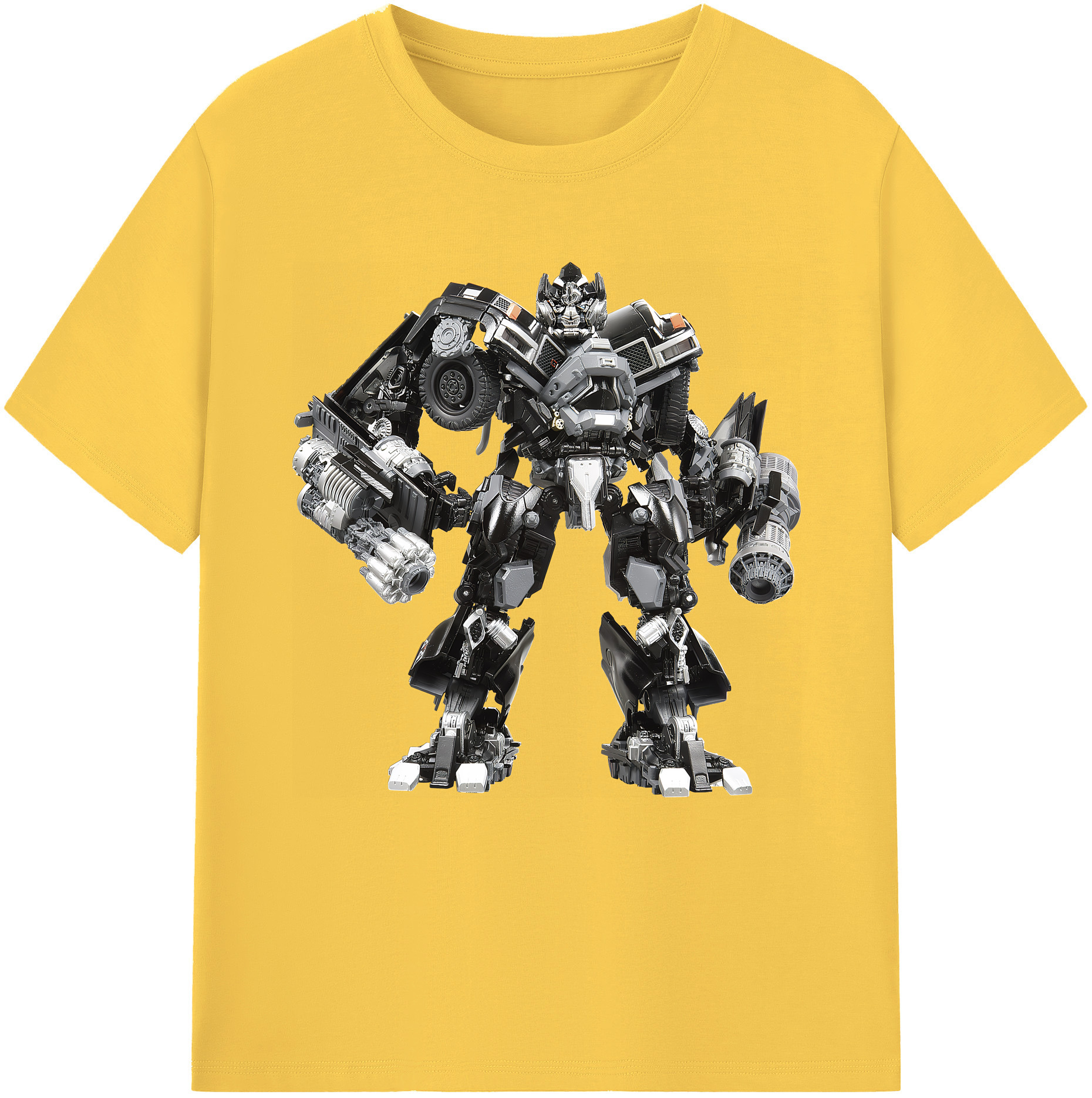 （画像用） Transformers トランスフォーマー 綿100％半袖Tシャツ（フロントプリント）