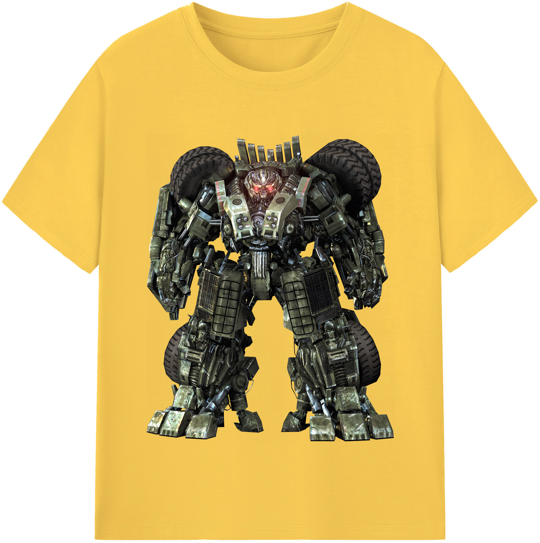 （画像用） Transformers トランスフォーマー 綿100％半袖Tシャツ（フロントプリント）