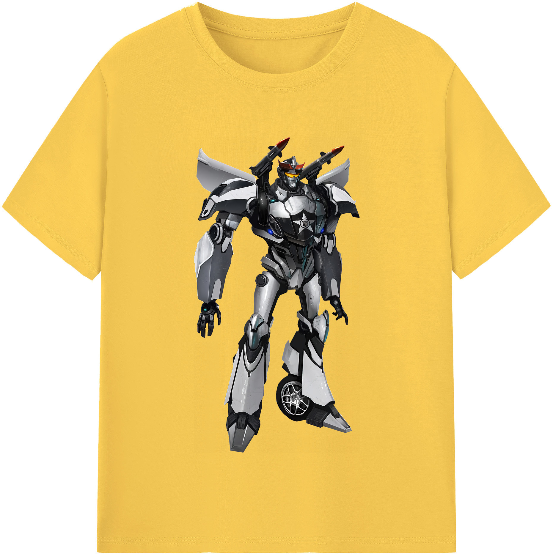 （画像用） Transformers トランスフォーマー 綿100％半袖Tシャツ（フロントプリント）
